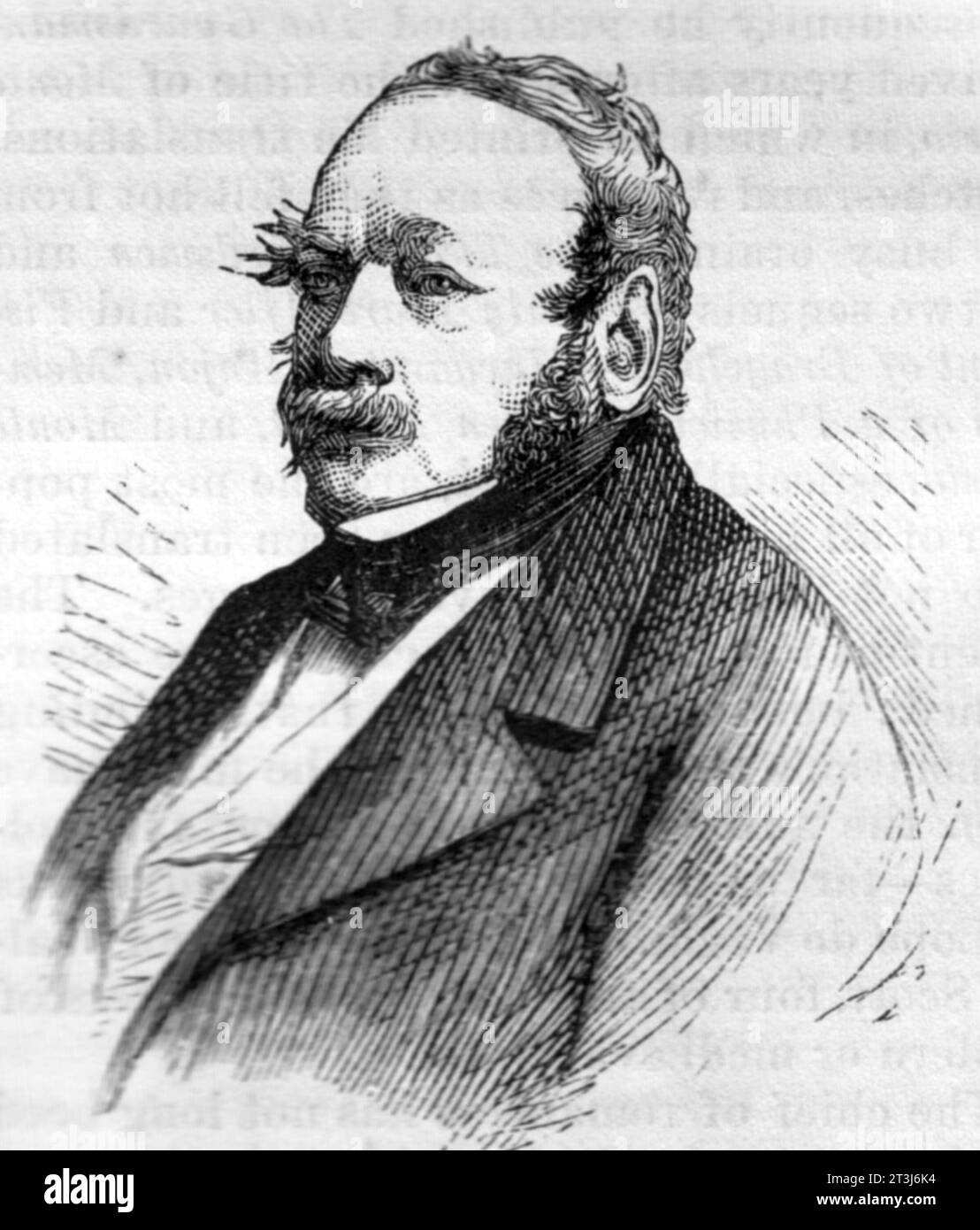 Charles Paul de Kock (1793 – 1871) French novelist Stock Photo