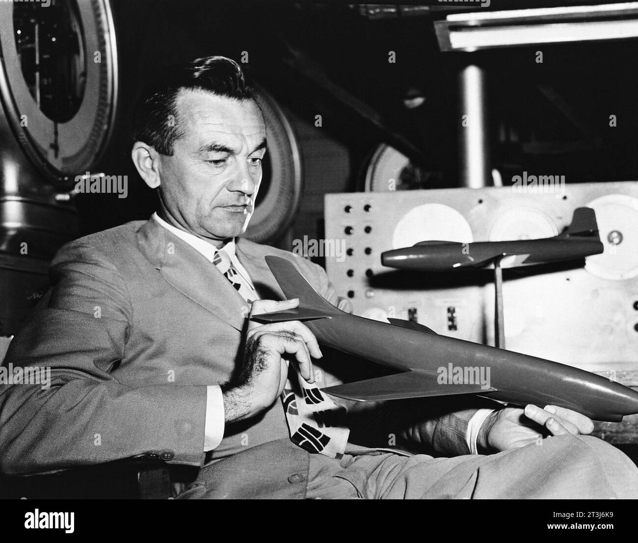 John Stack, John Stack, head of Compressibility Research Division, NASA, c1946 Stock Photo