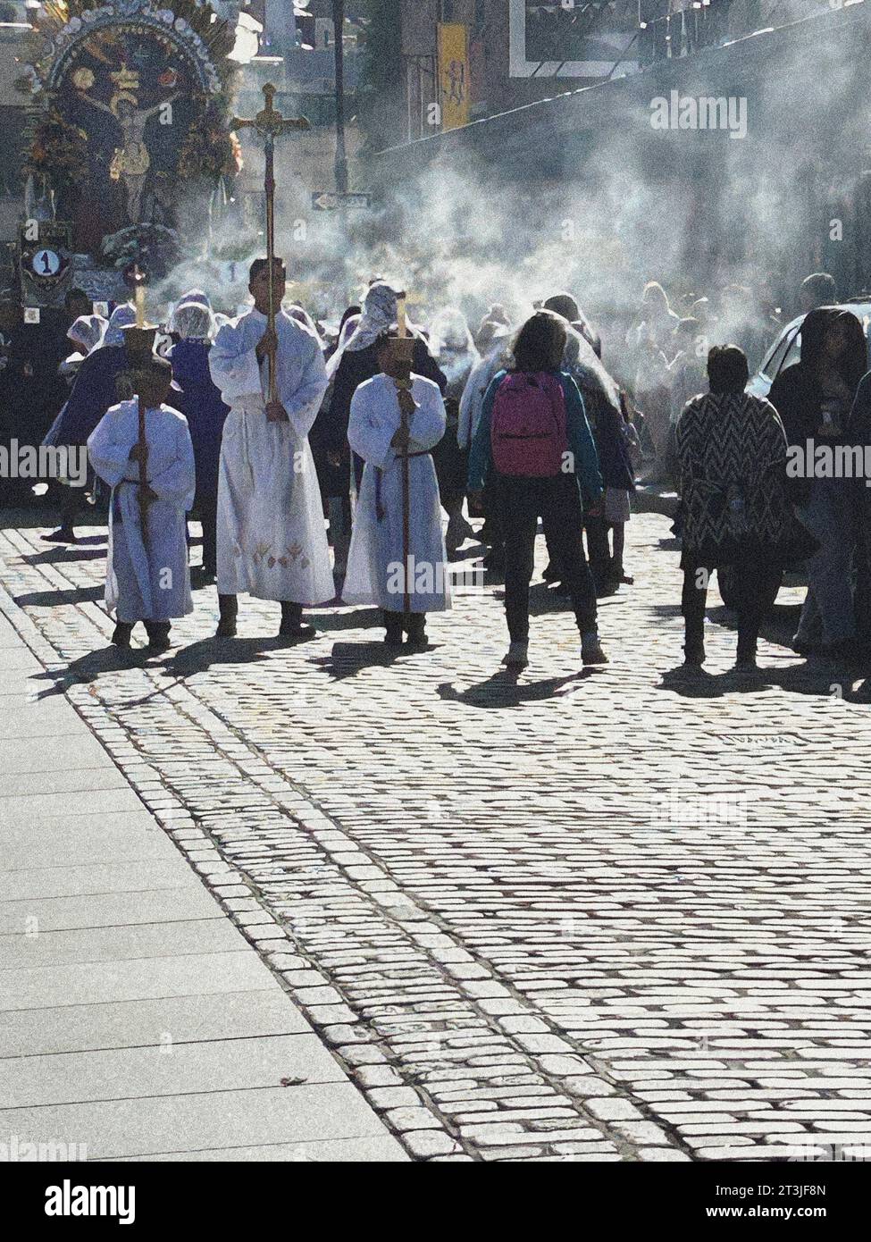 Eucharistic Procession, Meatpacking District, New York City, New York, USA Stock Photo