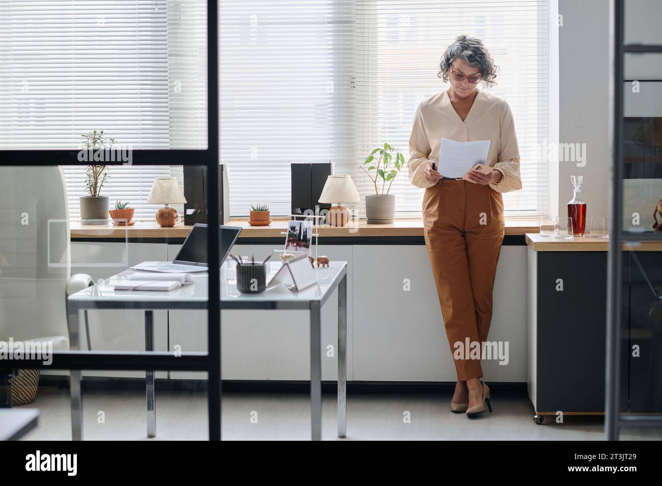 Female auditor in business attire hi-res stock photography and images ...