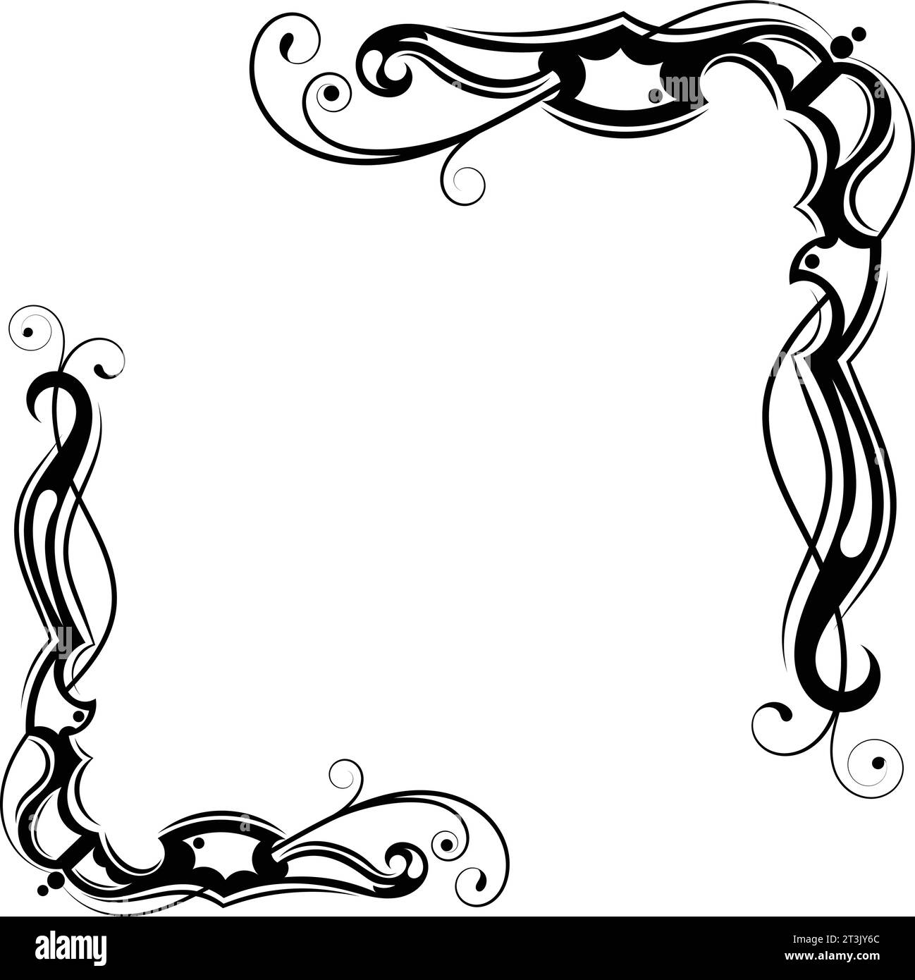 Tribal black-white tattoo design Royalty Free Vector Image Stock Vector
