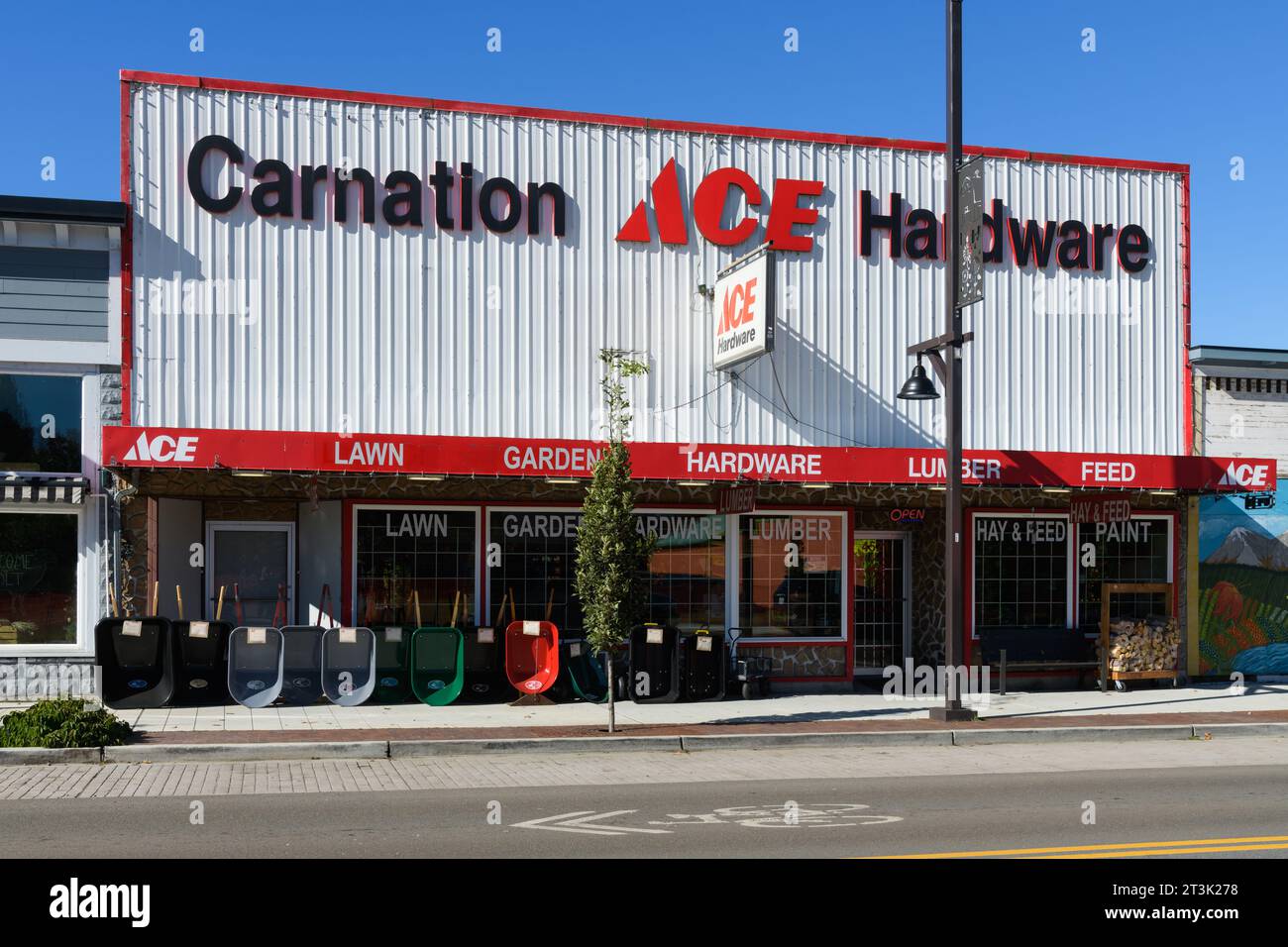 Carnation, WA, USA October 18, 2023; Carnation ACE Hardware store