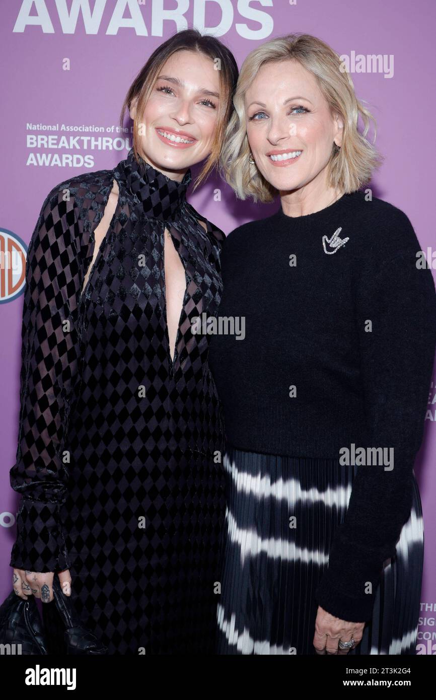 LOS ANGELES, CA - OCTOBER 25: Sara Rose Grandalski and Marlee Matlin at