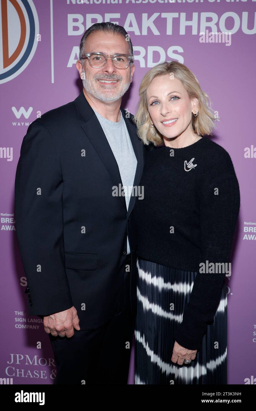 Los Angeles, Ca. 25th Oct, 2023. Kevin Grandalski and Marlee Matlin at