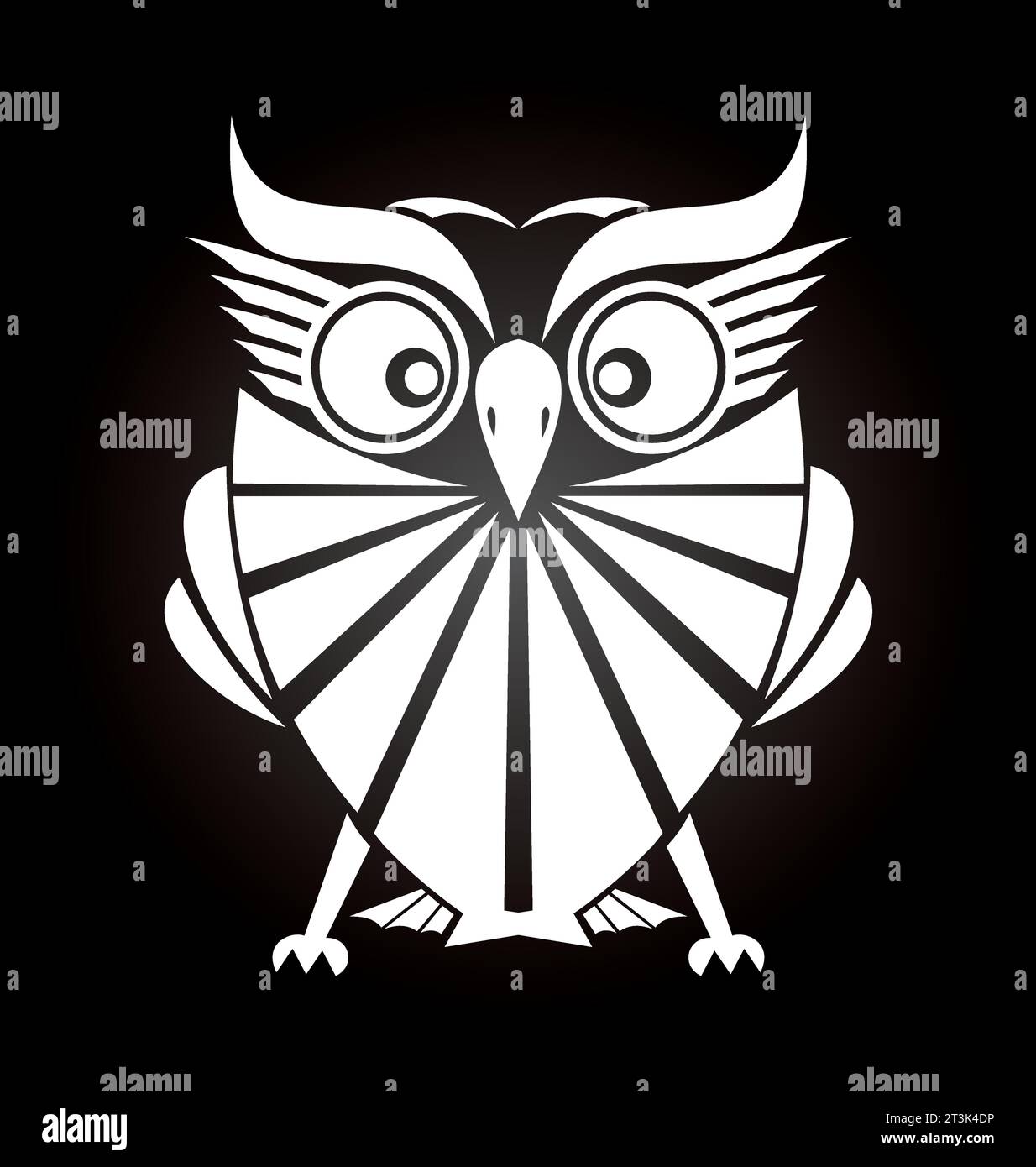 White owl Royalty Free Vector Image Stock Vector Image & Art - Alamy