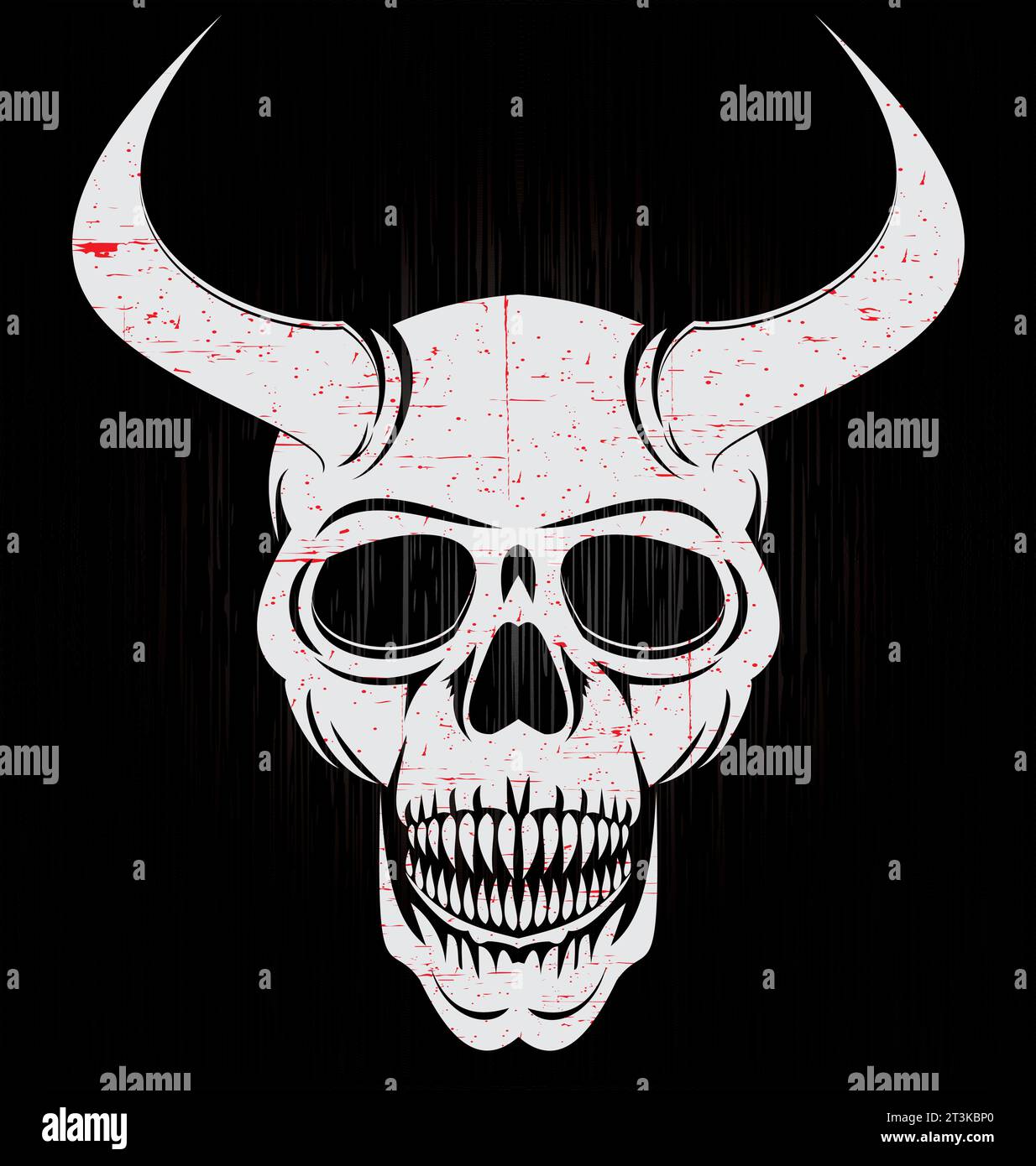 Skulls of demon Royalty Free Vector Image Stock Vector Image & Art - Alamy