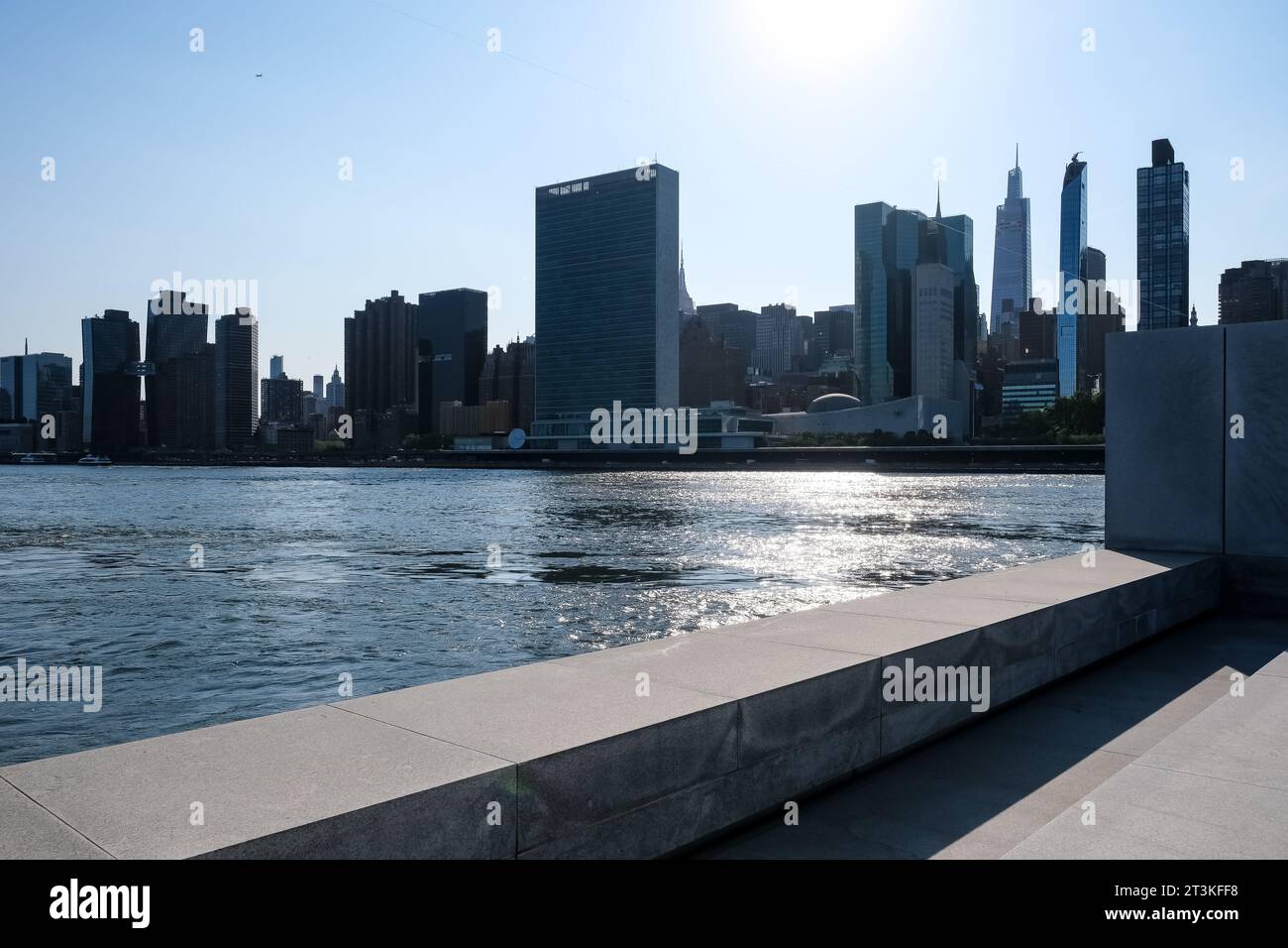 Fdr Address Cityscape from Franklin D. Roosevelt Four Freedoms Park, a memorial ...