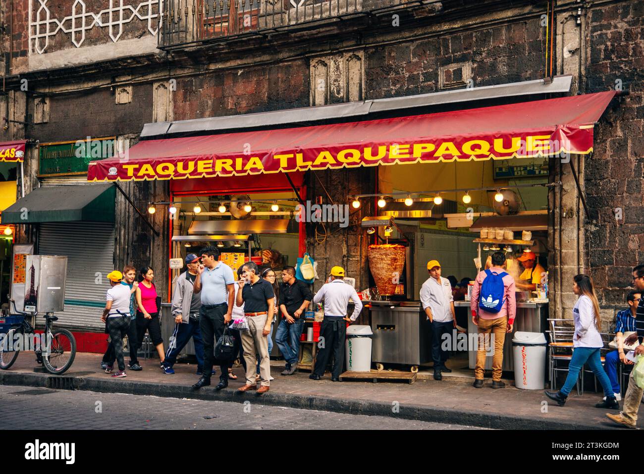 Mexico City Mexico September 2022 Traditional Mexican Taqueria In 