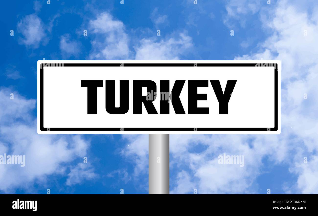 Turkey road sign hi-res stock photography and images - Alamy