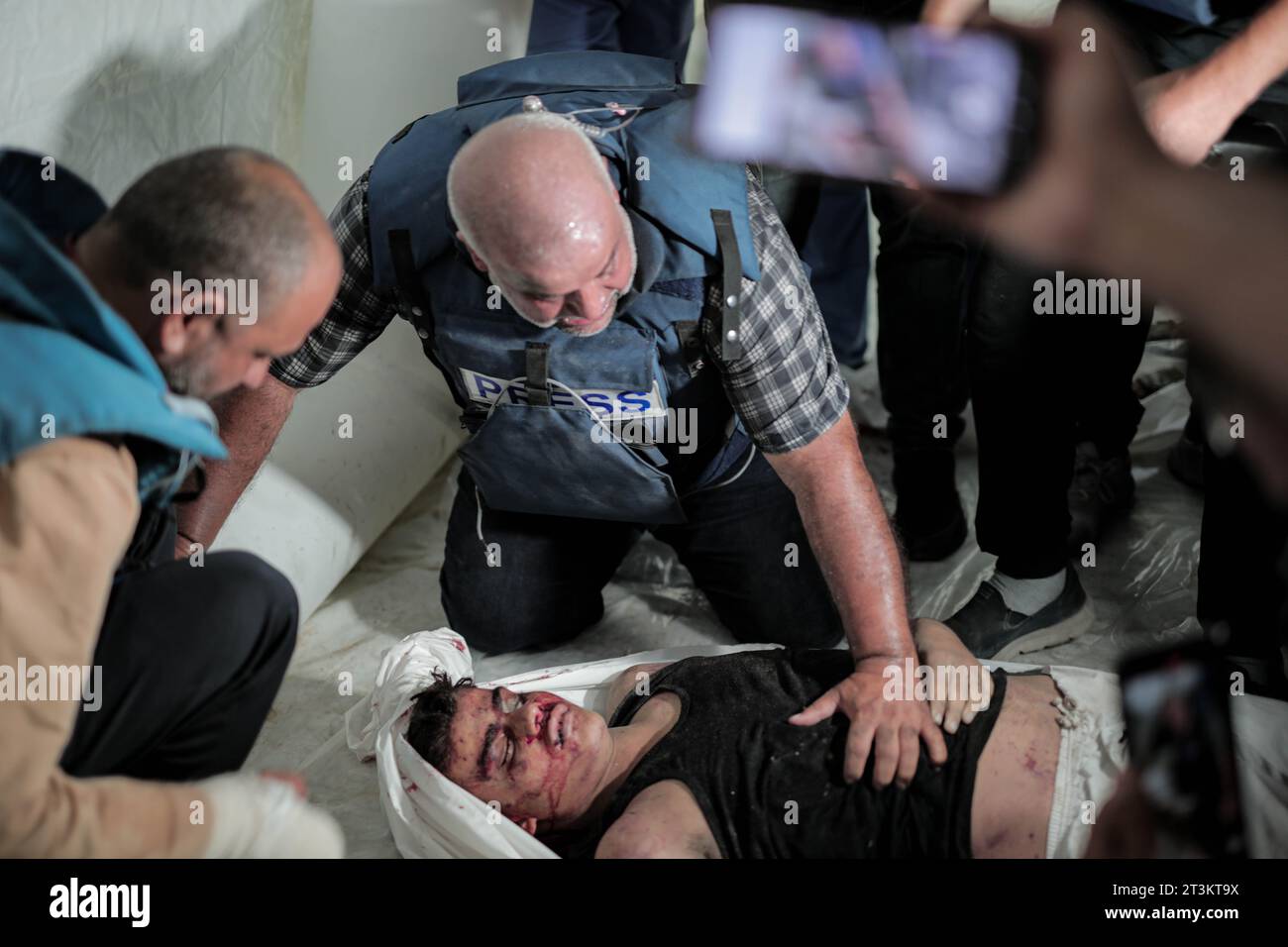 October 25, 2023 Deir Al Balah, Gaza Strip, Palestine AlJazeera