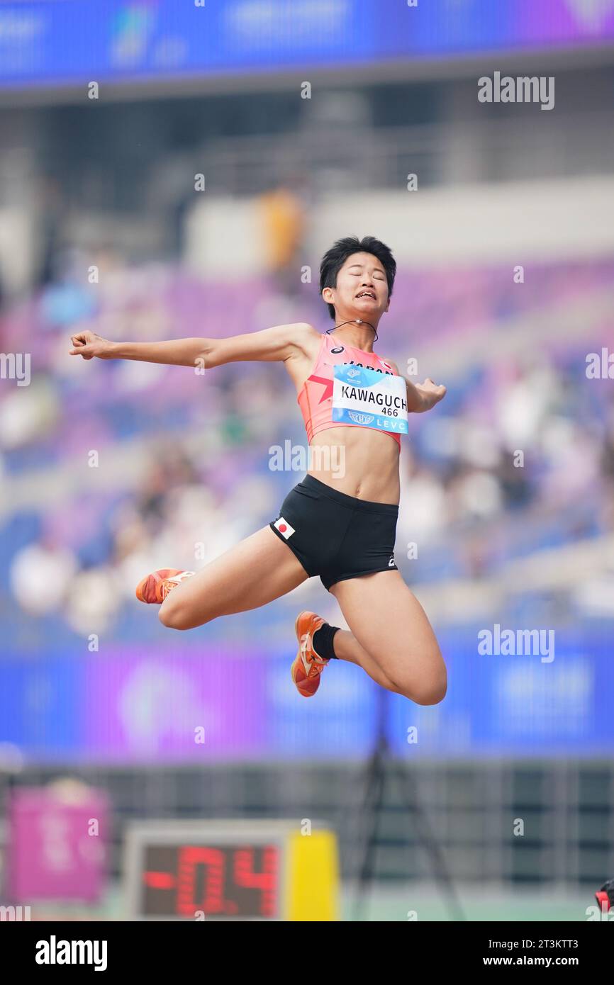 Hangzhou, China. 26th Oct, 2023. Rio Kawaguchi (JPN) Athletics Women