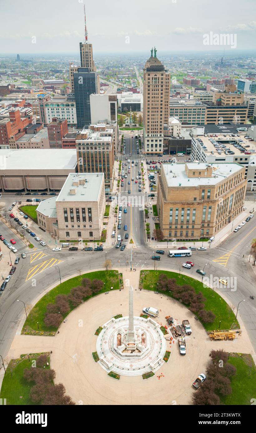 The Buffalo Skyline, Buffalo New York, USA Stock Photo Alamy