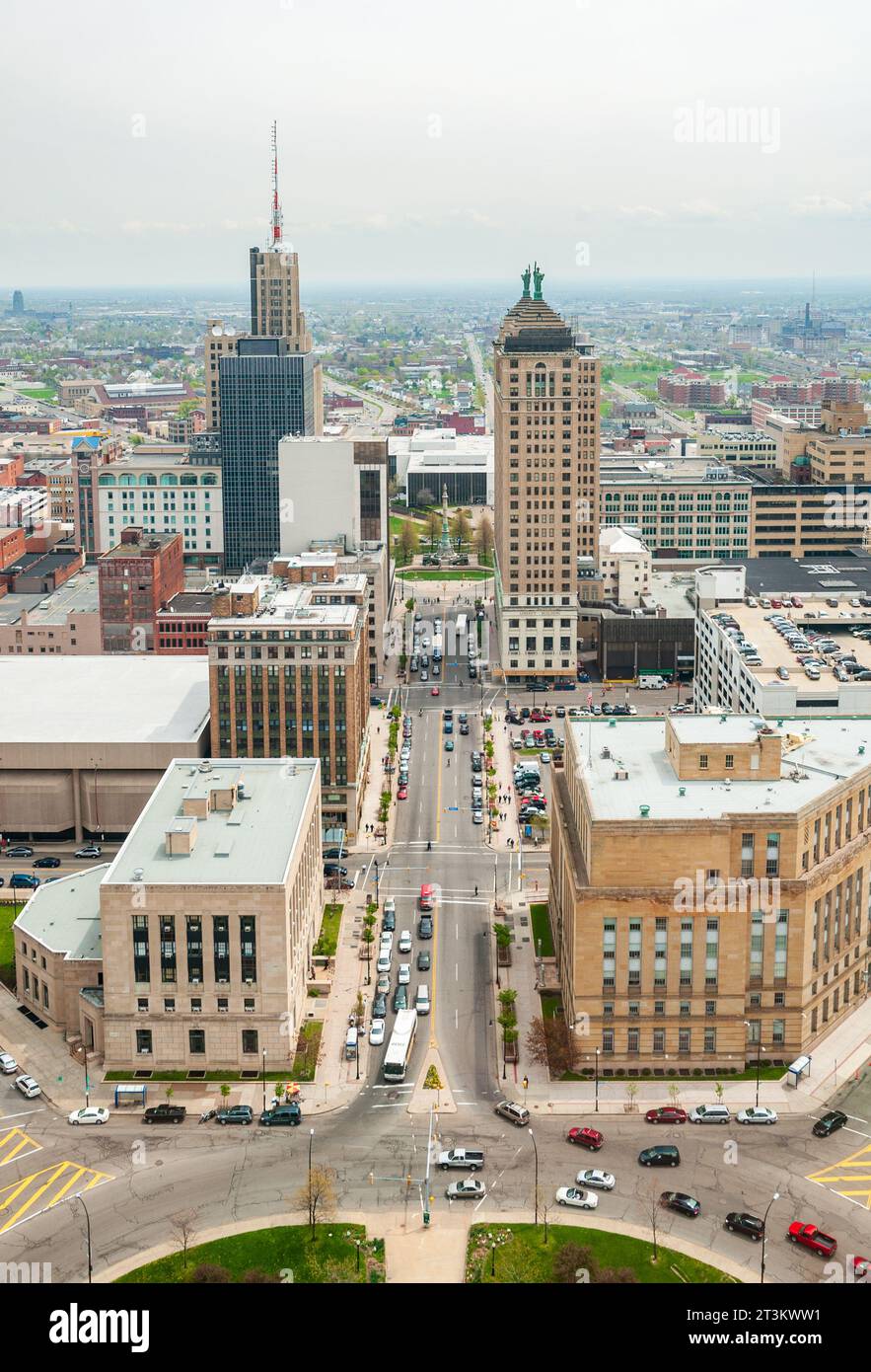 The Buffalo Skyline, Buffalo New York, USA Stock Photo - Alamy