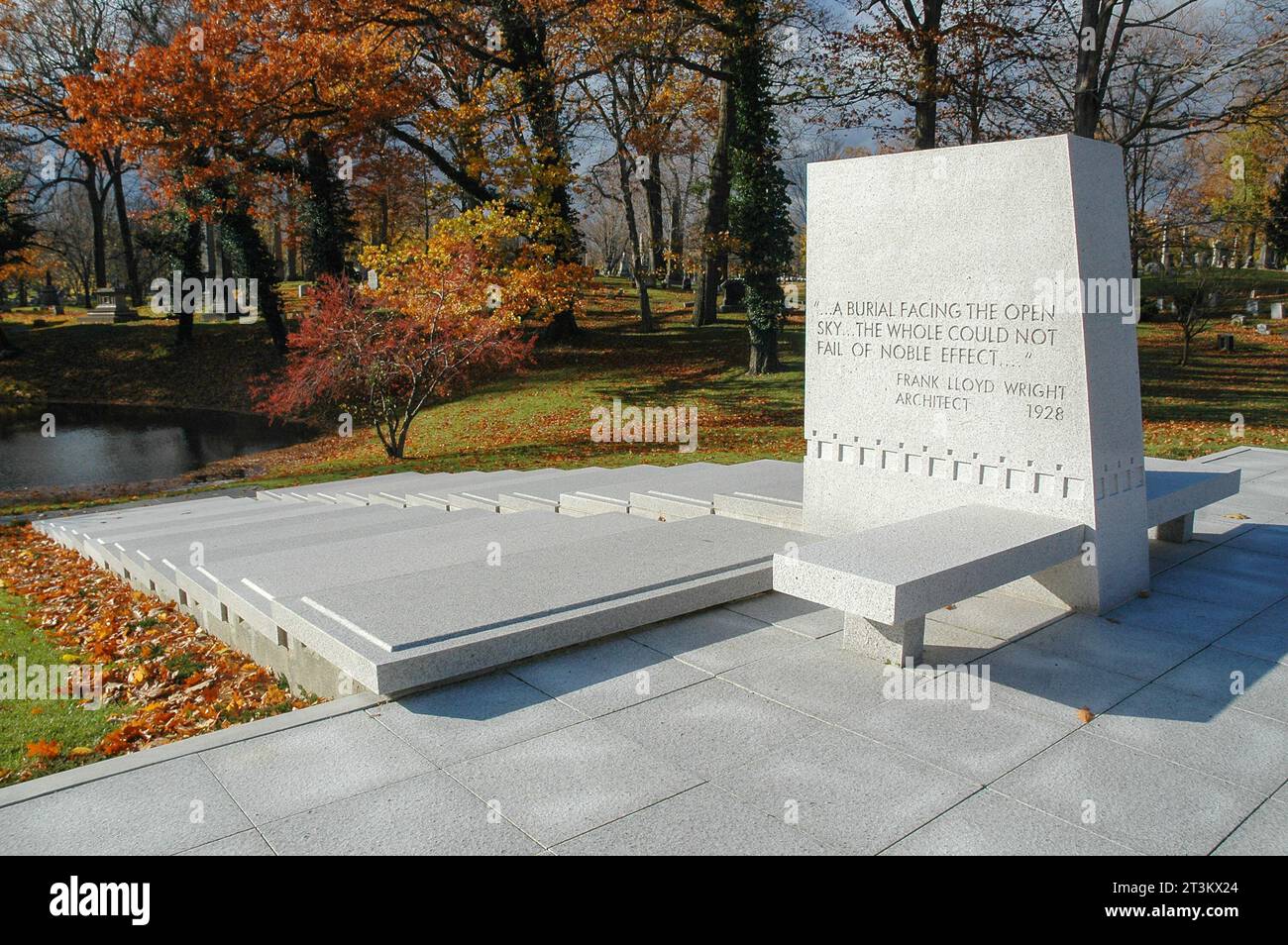 The Forest Lawn, Cemetery in Buffalo, New York Stock Photo - Alamy