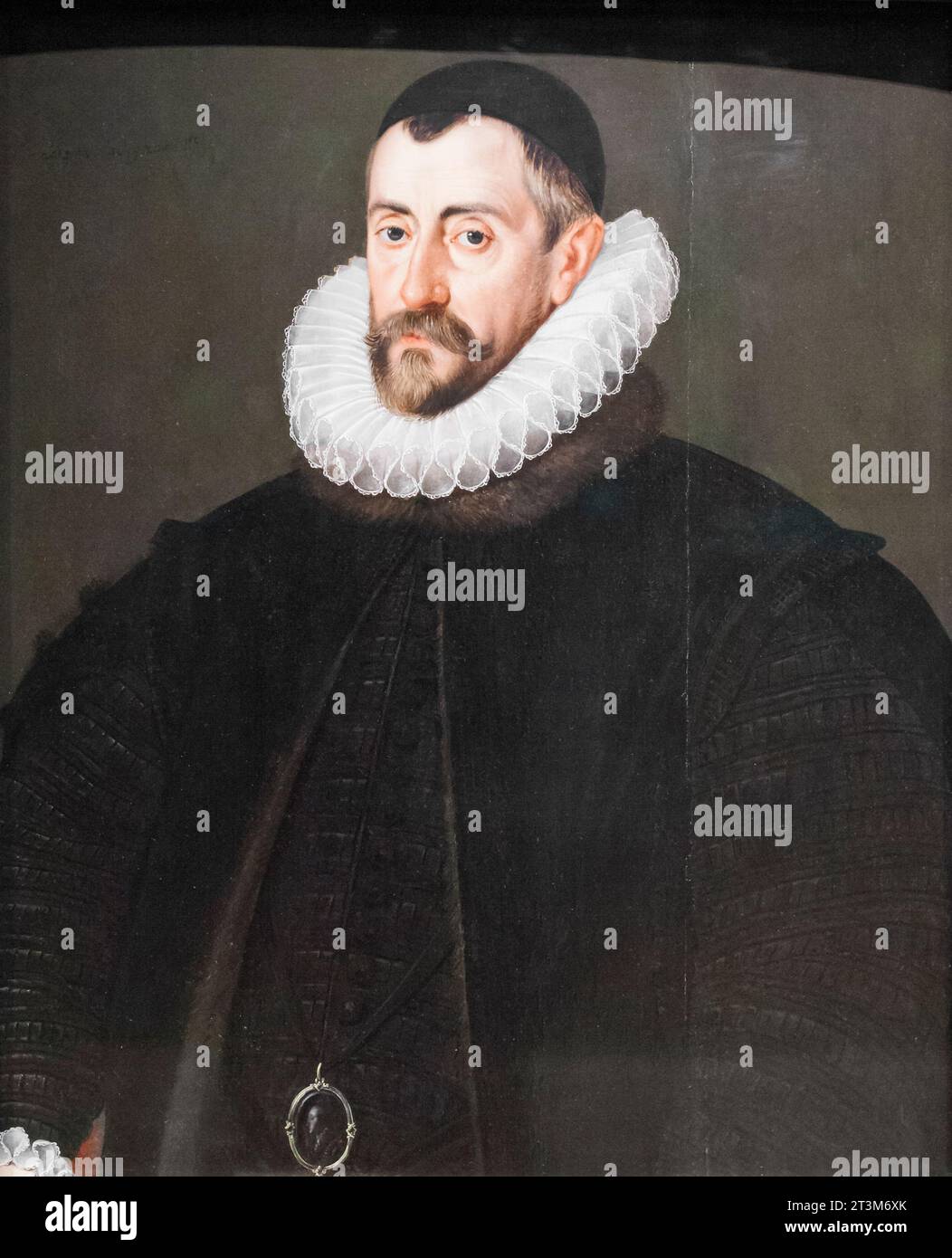 Sir Francis Walsingham, attributed to John De Critz the Elder Stock Photo