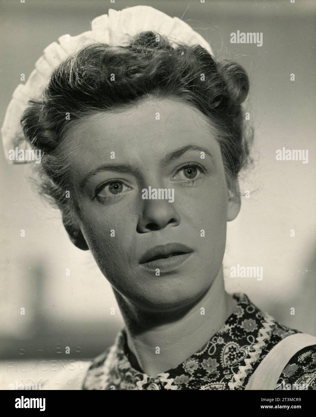 Danish actress Clara Østø in the movie Tobiasnaetter, Denmark 1941 Stock Photo