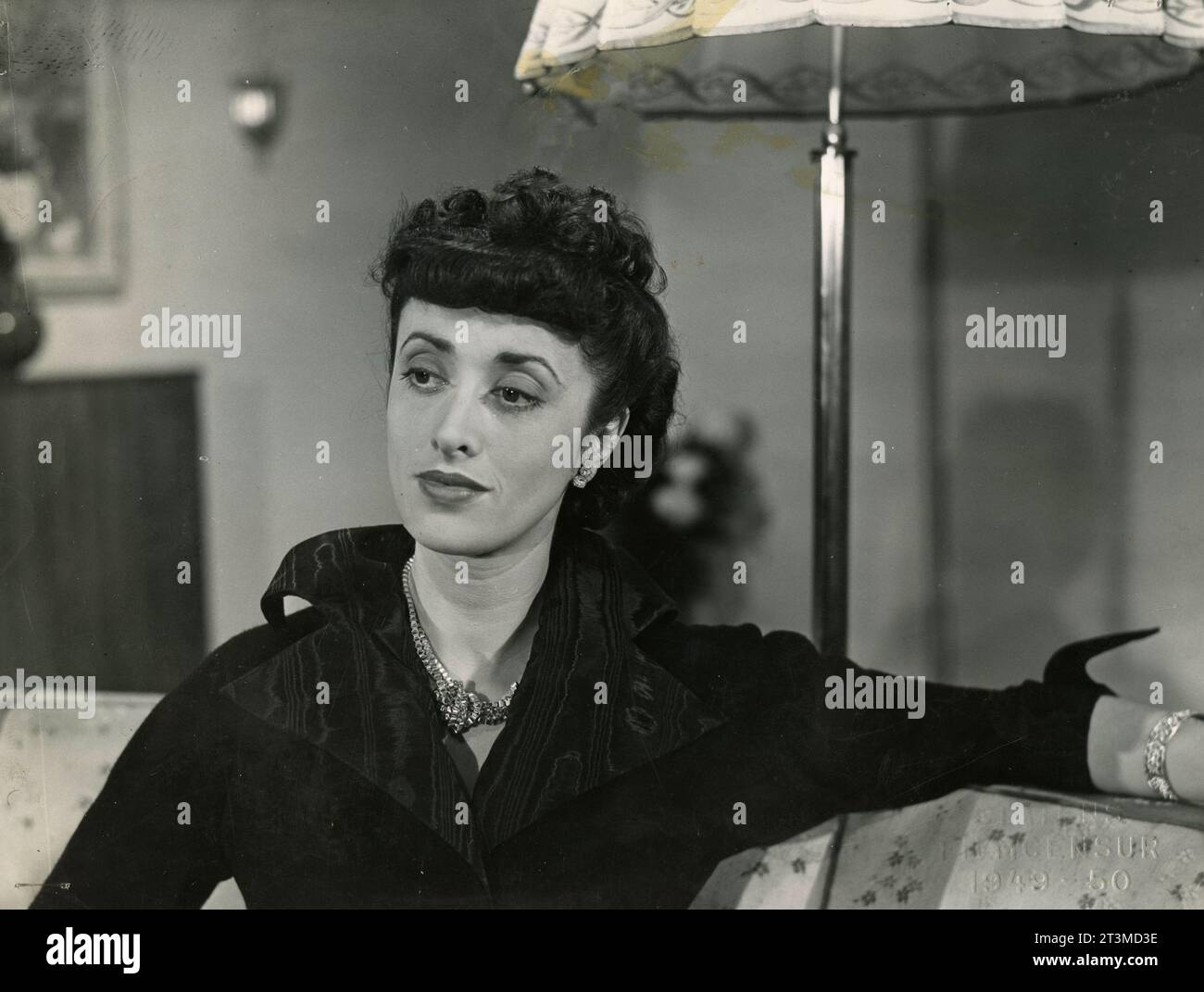 Danish actress Vera Gebuhr in the movie Lyn-Fotografen, Denmark 1950 Stock Photo
