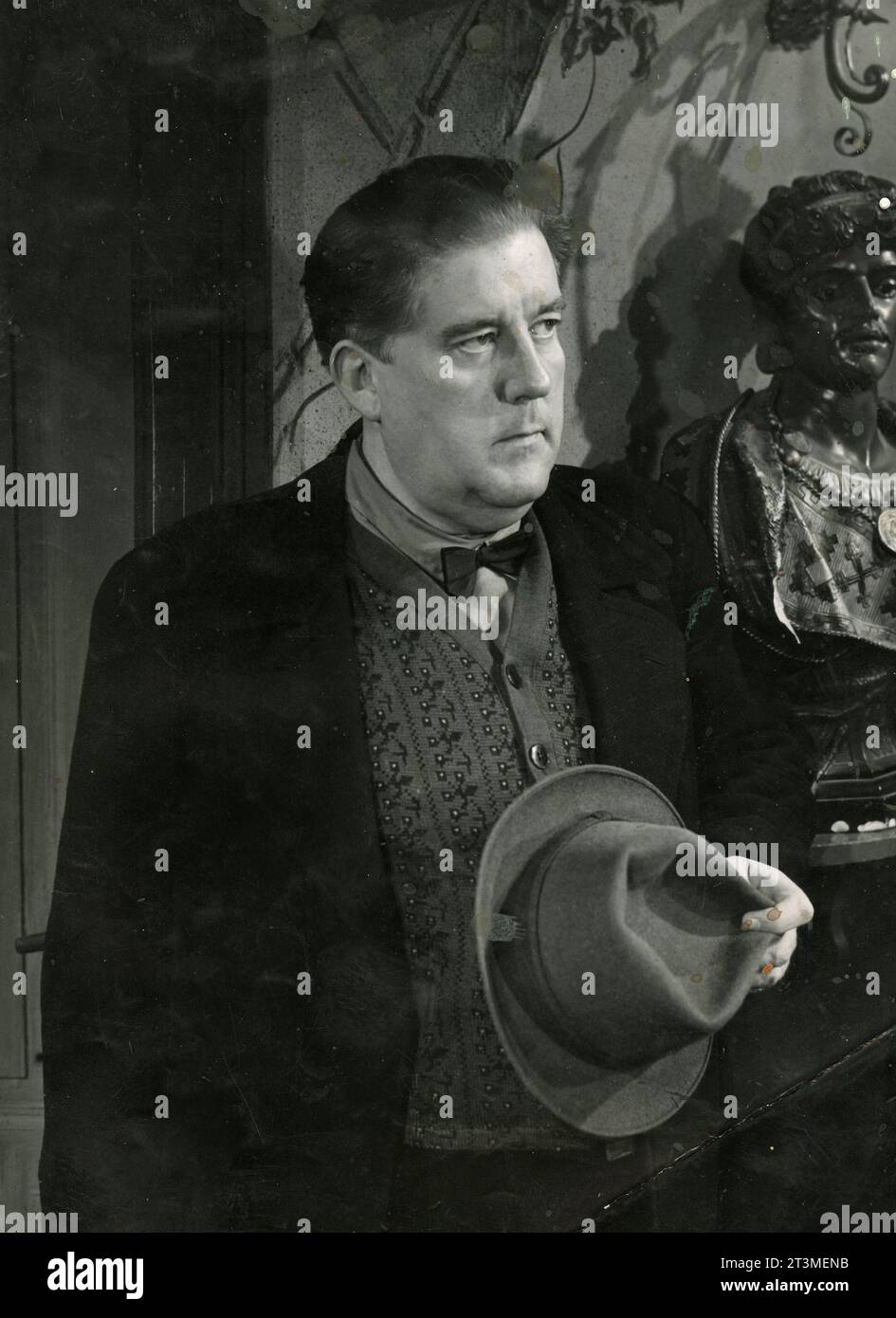 Danish actor Ib Schønberg in the movie Avismanden, Denmark 1952 Stock Photo