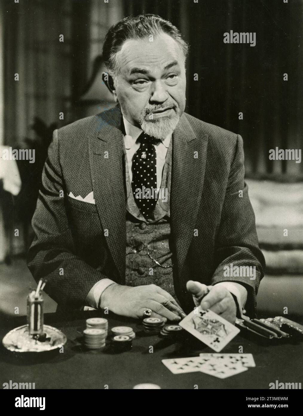 American actor Edward G. Robinson in the movie The Cincinnati Kid, USA ...