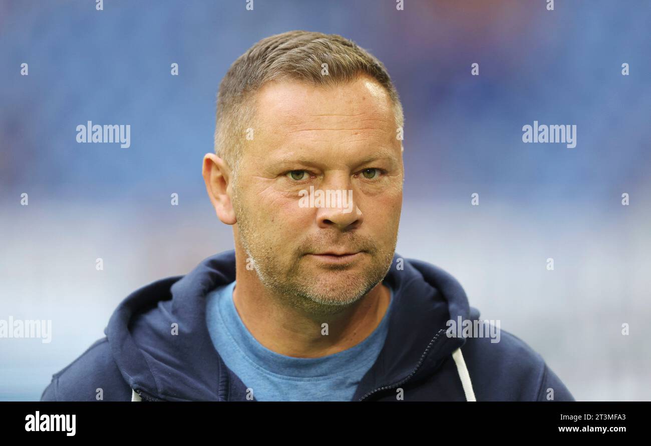 Berlin, Germany. 17th Apr, 2023. Soccer, Bundesliga, Hertha BSC, press  conference. Newly appointed head coach Pal Dardai speaks at a press  conference. Credit: Andreas Gora/dpa/Alamy Live News Stock Photo - Alamy