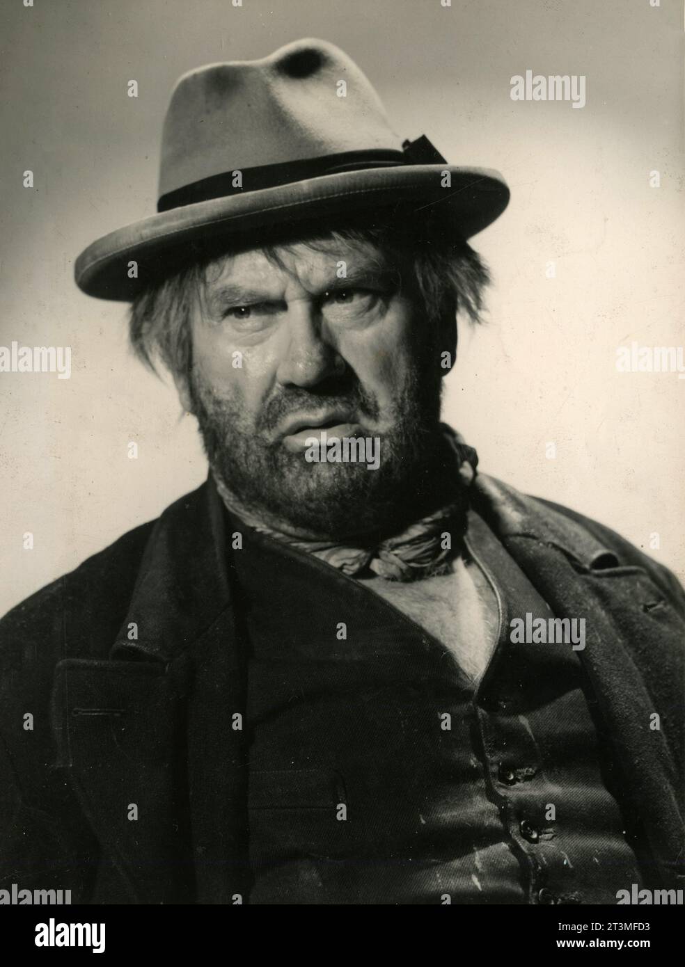 Danish actor Carl Alstrup in the movie Vagabonden, Denmark 1940 Stock ...