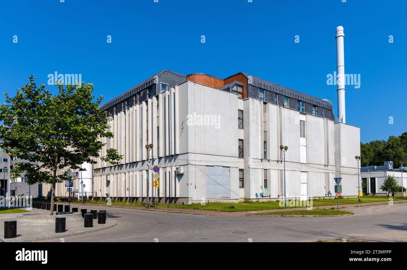 Warsaw, Poland - July 25, 2021: Heavy Ion Laboratory within Warsaw University academic campus at Pasteura street in Mokotow district of Warsaw Stock Photo