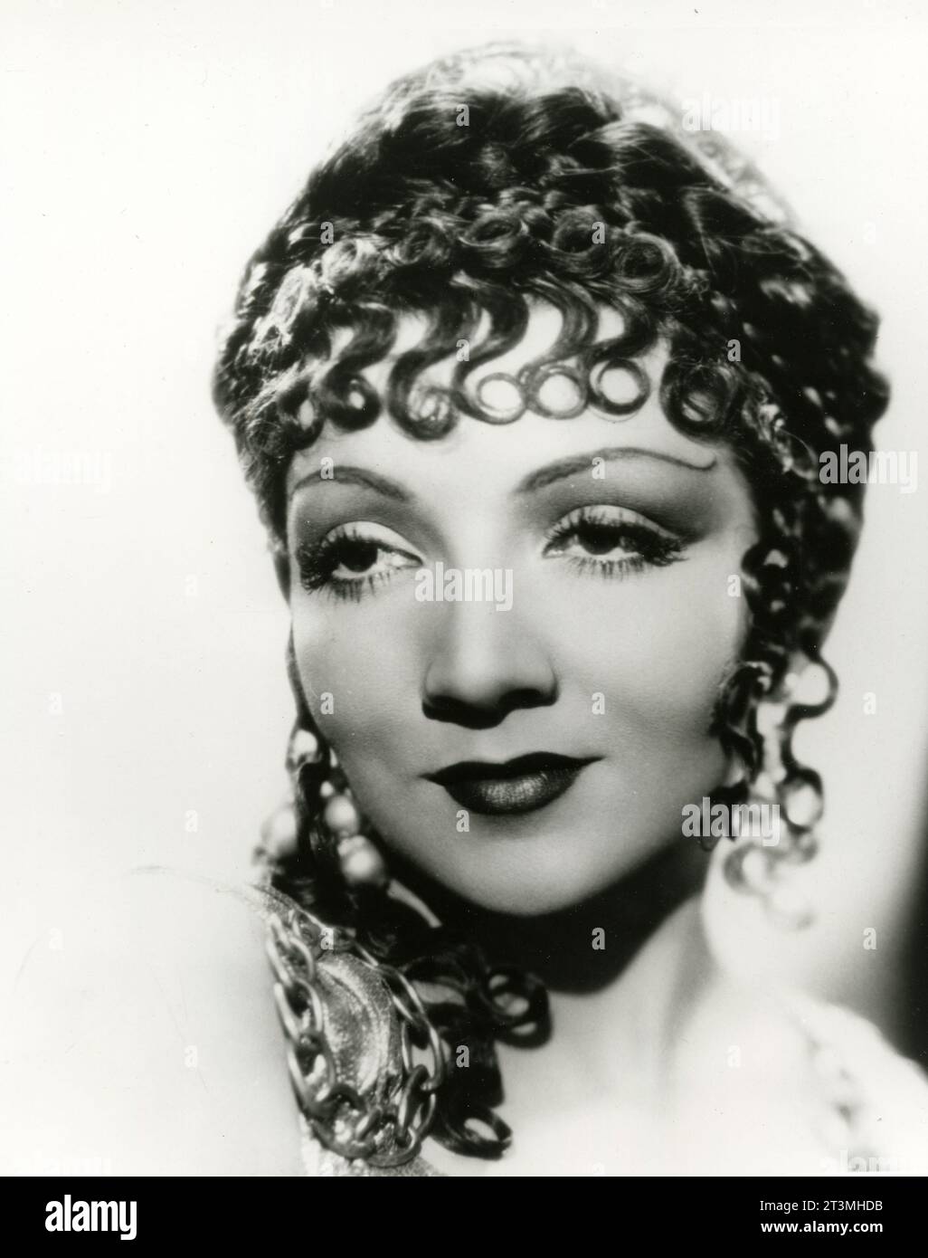 American actress Claudette Colbert in the movie The Sign of the Cross ...