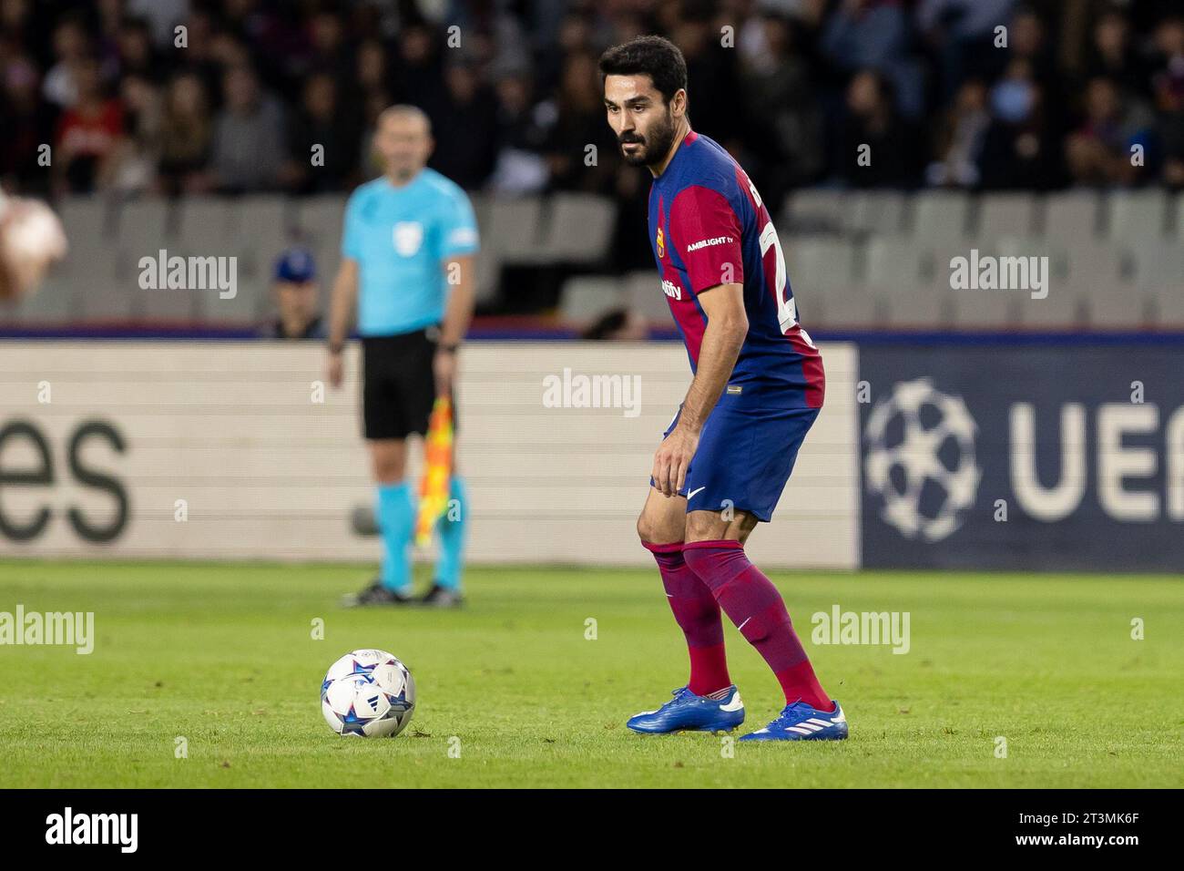 Barcelona, Spain. 25th Oct, 2023. BARCELONA, SPAIN - OCTOBER 25: Ilkay Gundogan of FC Barcelona during the UEFA Champions League match between FC Barcelona and FC Shakhtar Donetsk at the Estadi Olimpic Lluis Companys on October 25, 2023 in Barcelona, Spain Credit: DAX Images/Alamy Live News Stock Photo