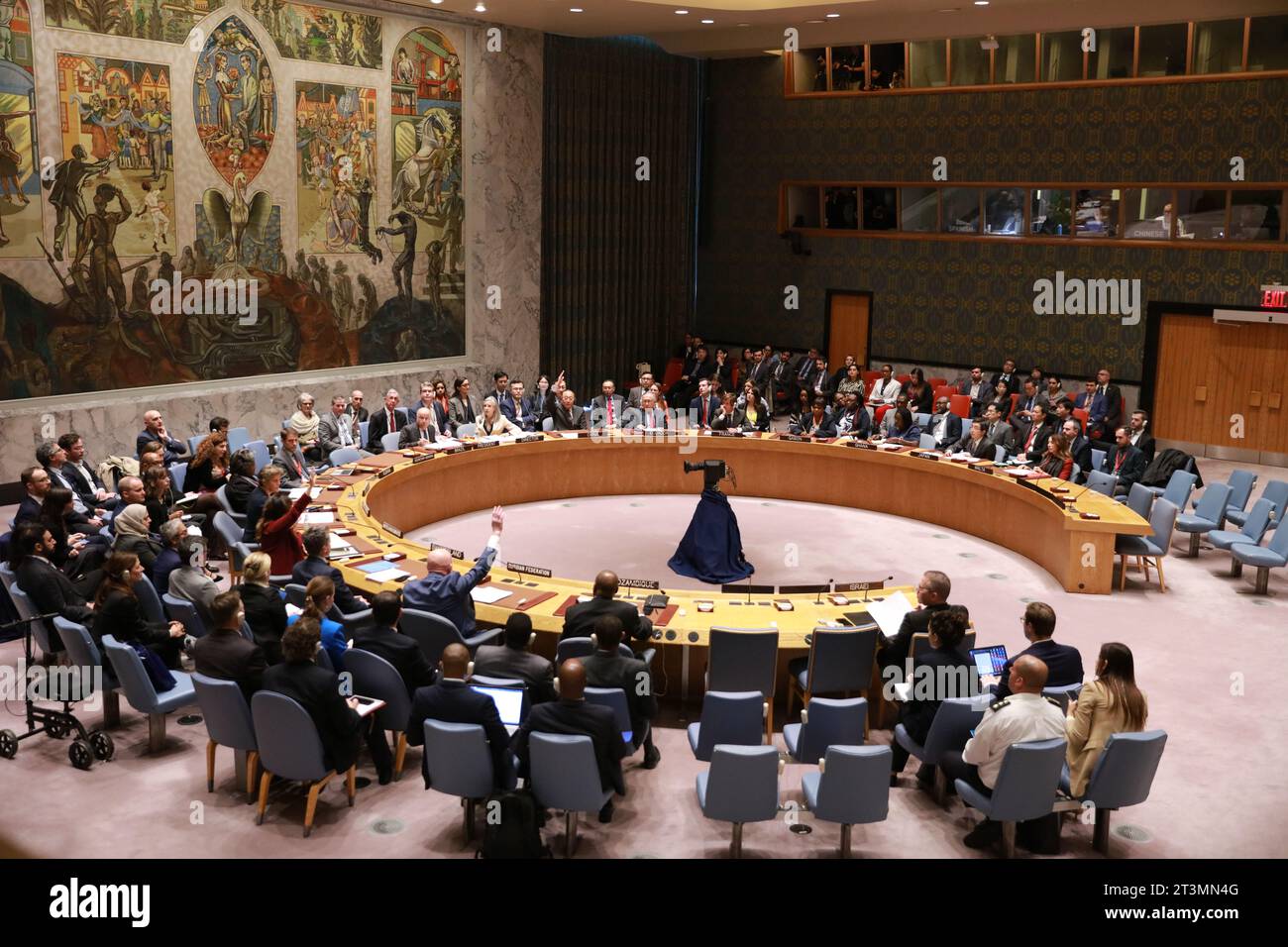 United Nations. 25th Oct, 2023. The UN Security Council Holds A Vote On ...