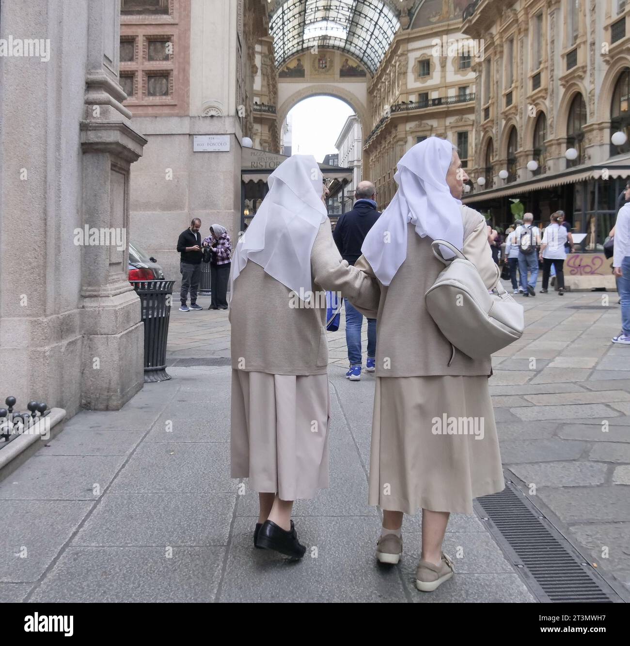 Bergamo, . 26th Oct, 2023. The total number of priests in the world is continuously decreasing year after year, the number of nuns continues to decrease even more with many monasteries at risk of closure. Credit: Independent Photo Agency/Alamy Live News Stock Photo