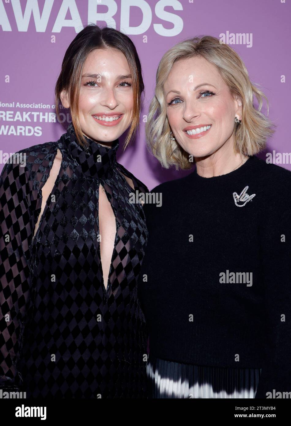 Los Angeles, Ca. 25th Oct, 2023. Sara Rose Grandalski, Marlee Matlin at