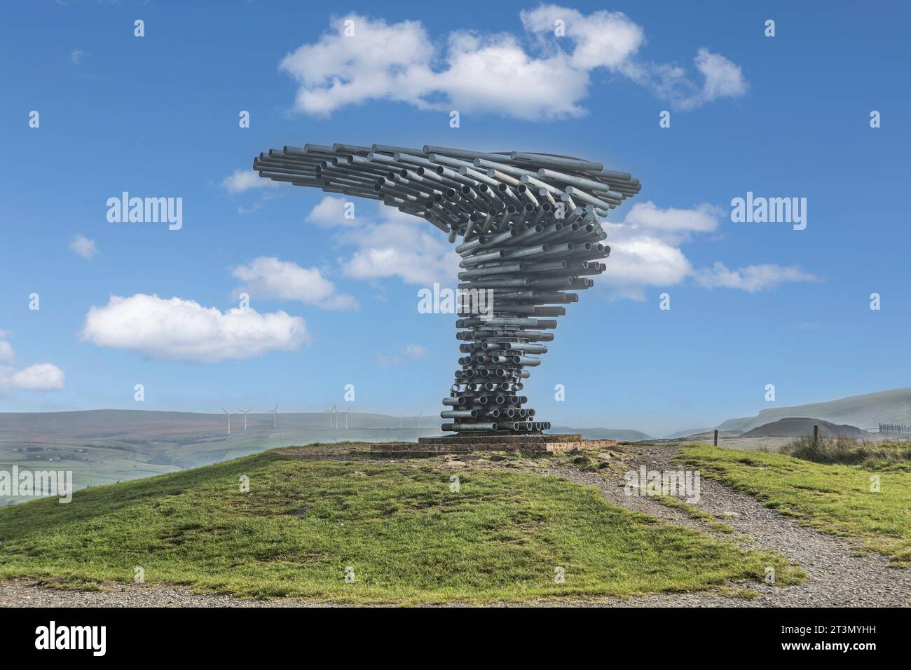 The Singing Ringing Tree is a wind powered sound sculpture resembling a ...