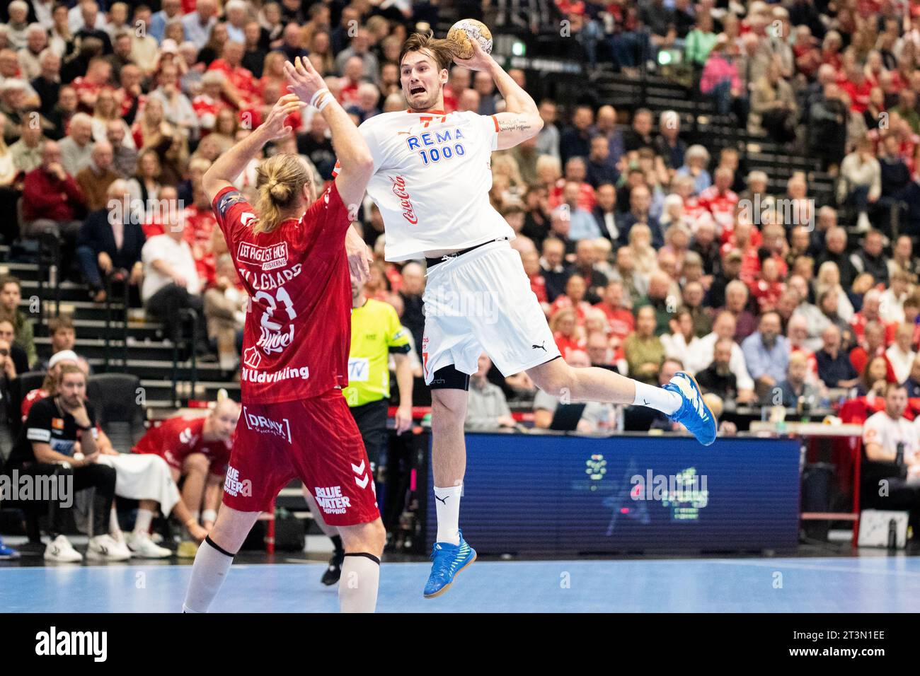 Denmark. 25th Oct, 2023. Magnus Abelvik Rod (77) of Kolstad