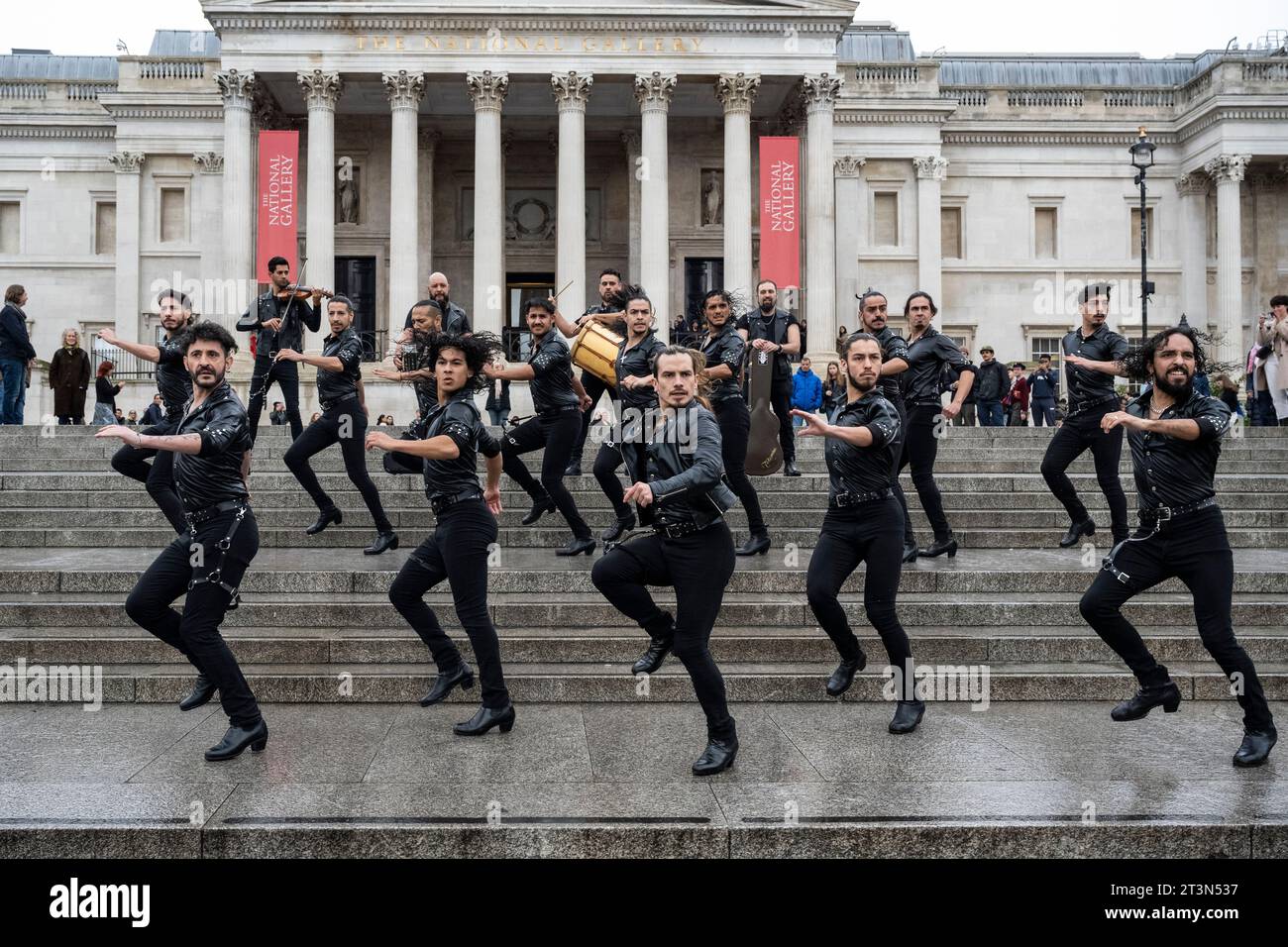 London, UK. 26 October 2023. The allmale dance troupe called Malevo