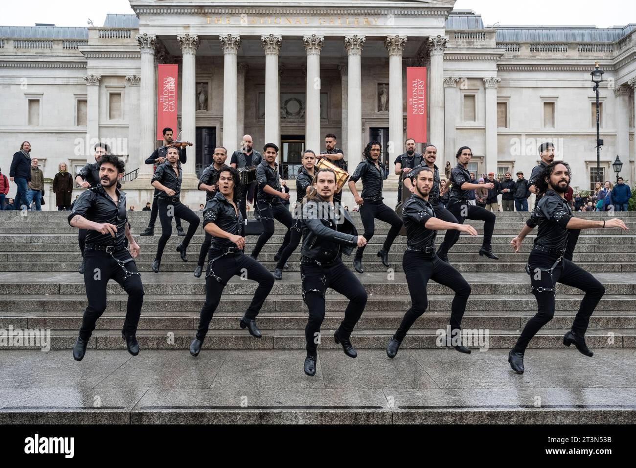 London, UK. 26 October 2023. The allmale dance troupe called Malevo