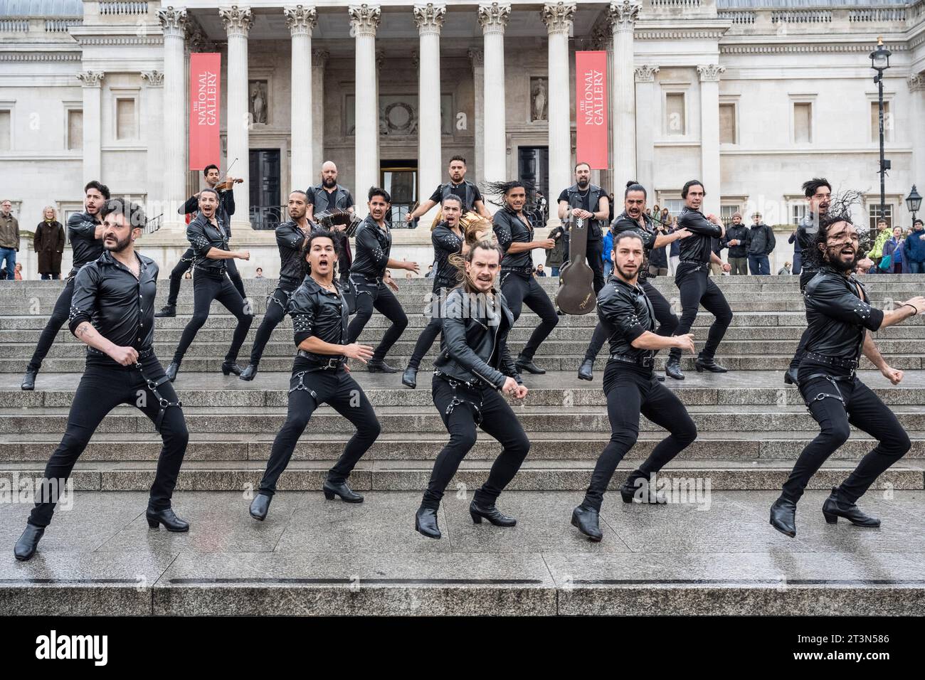 London, UK. 26 October 2023. The allmale dance troupe called Malevo