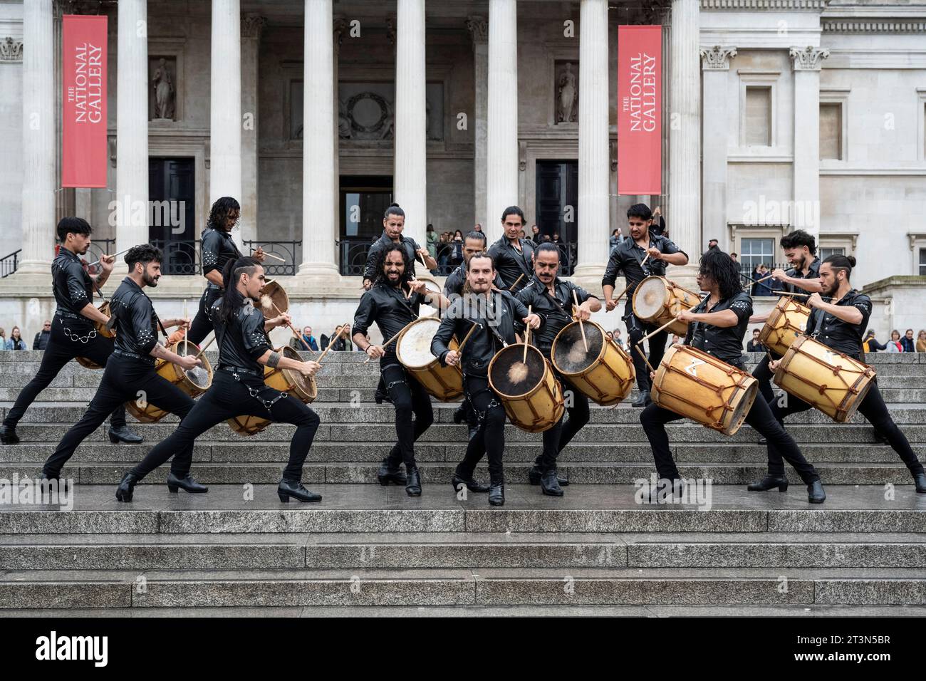London, UK. 26 October 2023. The allmale dance troupe called Malevo