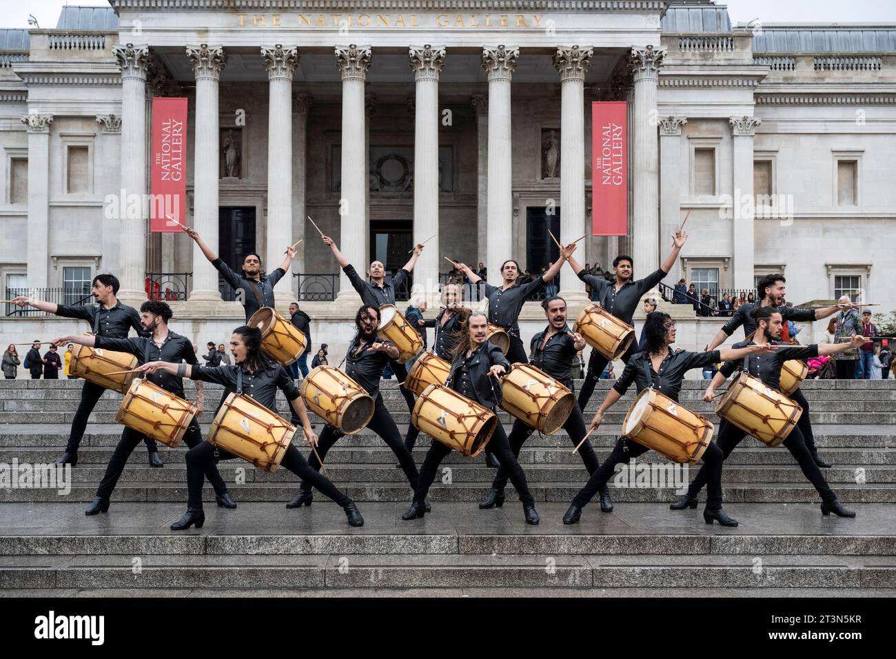 London, UK. 26 October 2023. The allmale dance troupe called Malevo