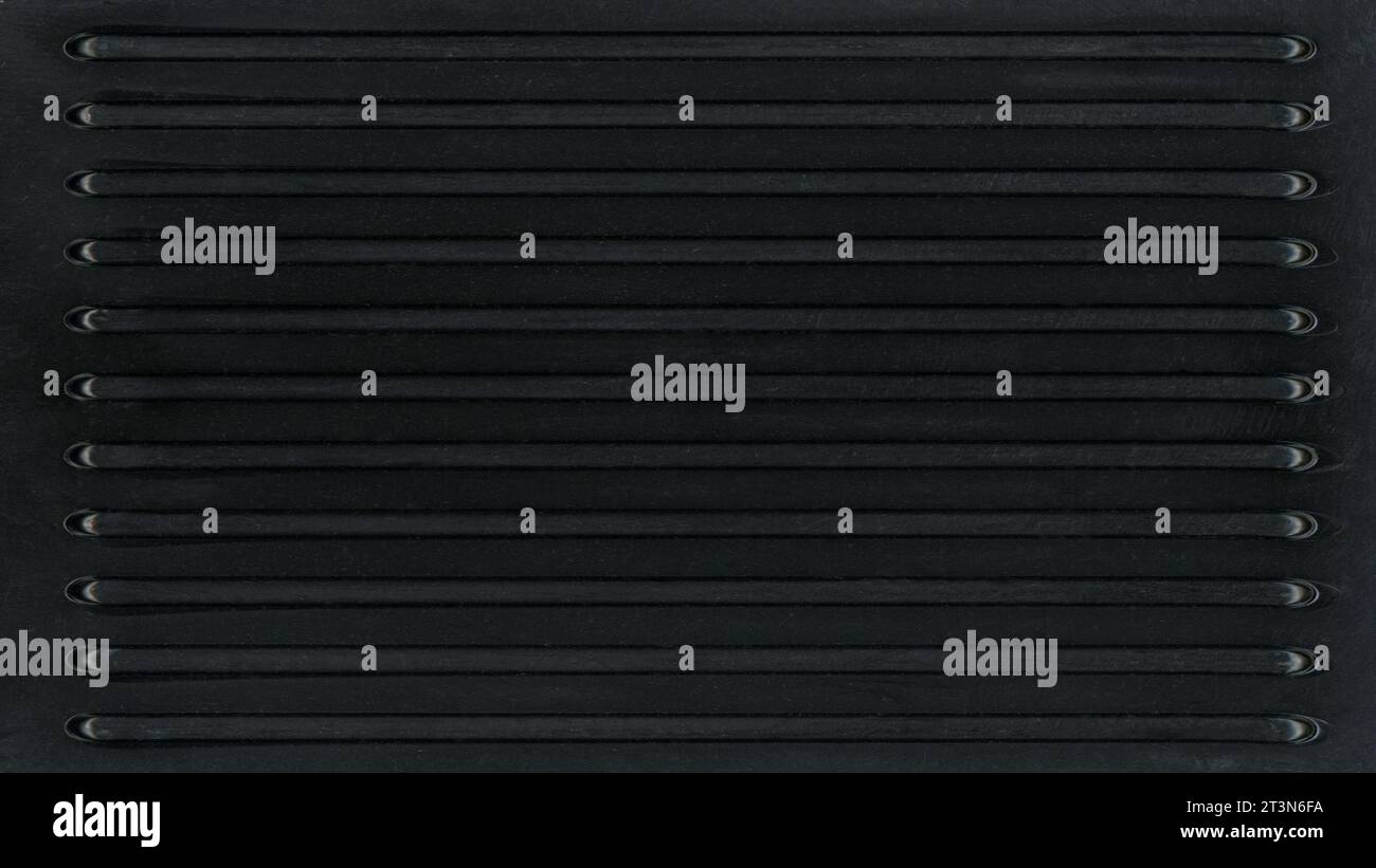 black plastic texture useful as a background Stock Photo