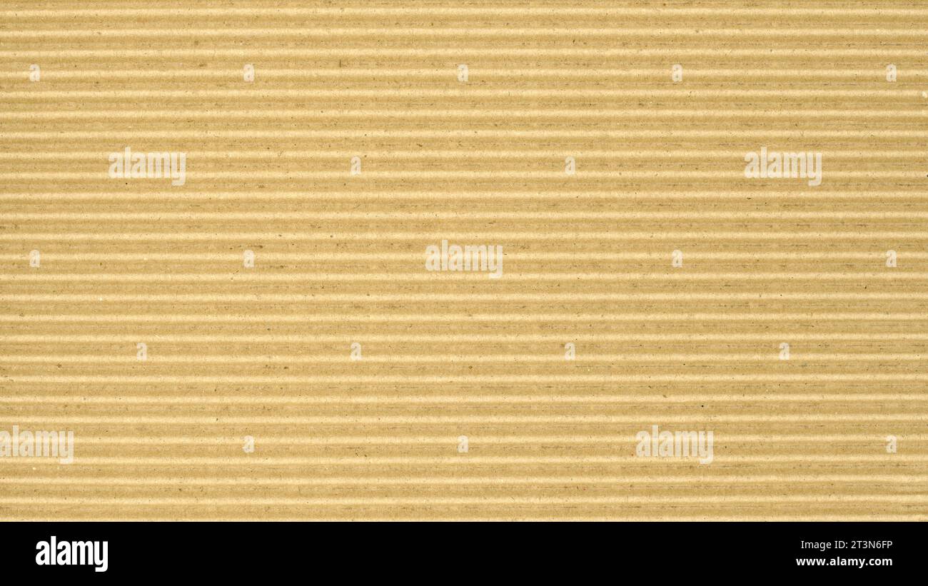 brown corrugated cardboard texture useful as a background Stock Photo
