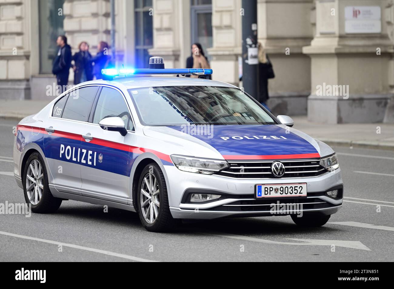 Vienna Austria Austrian Police Car Stock Photo Alamy