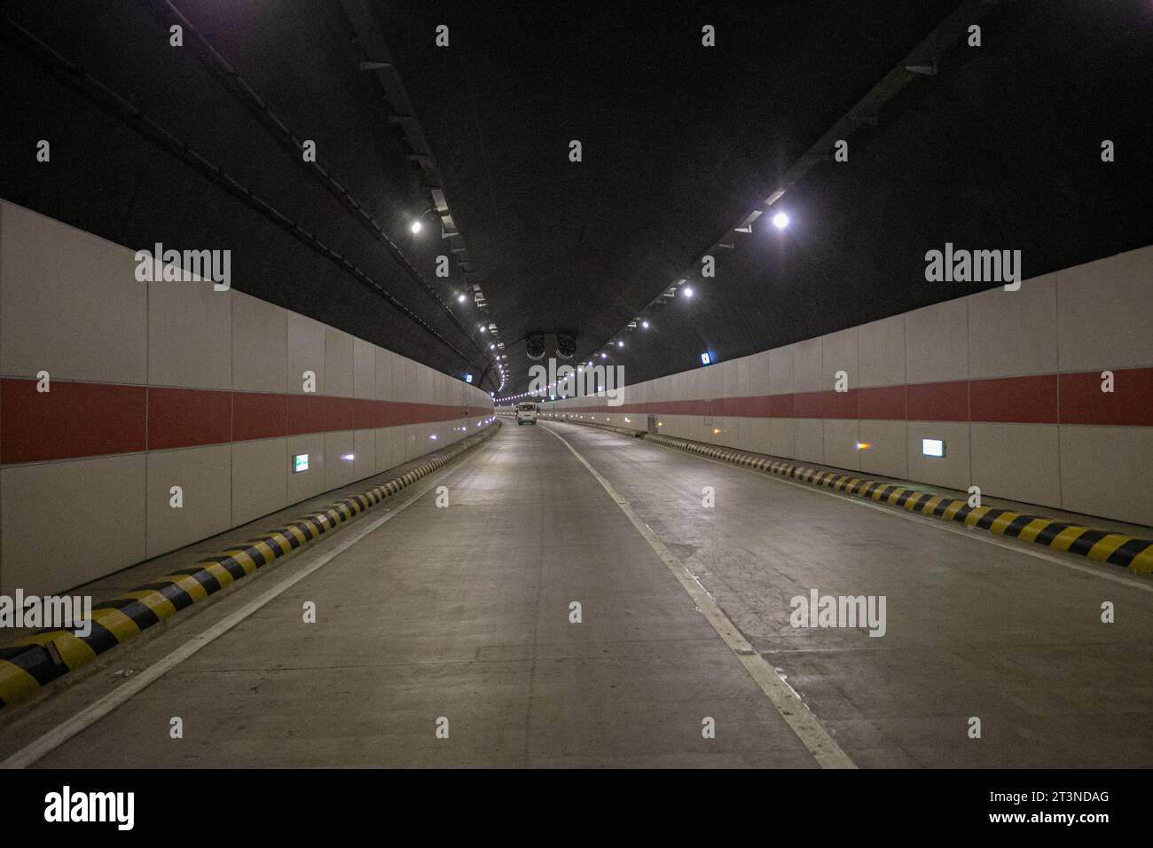 October 26, 2023, Chittagong, Potenga, Bangladesh  Karnaphuli Tunnel, officially known as Bangabandhu Sheikh Mujibur Rahman Tunnel, is an underwater e Stock Photo