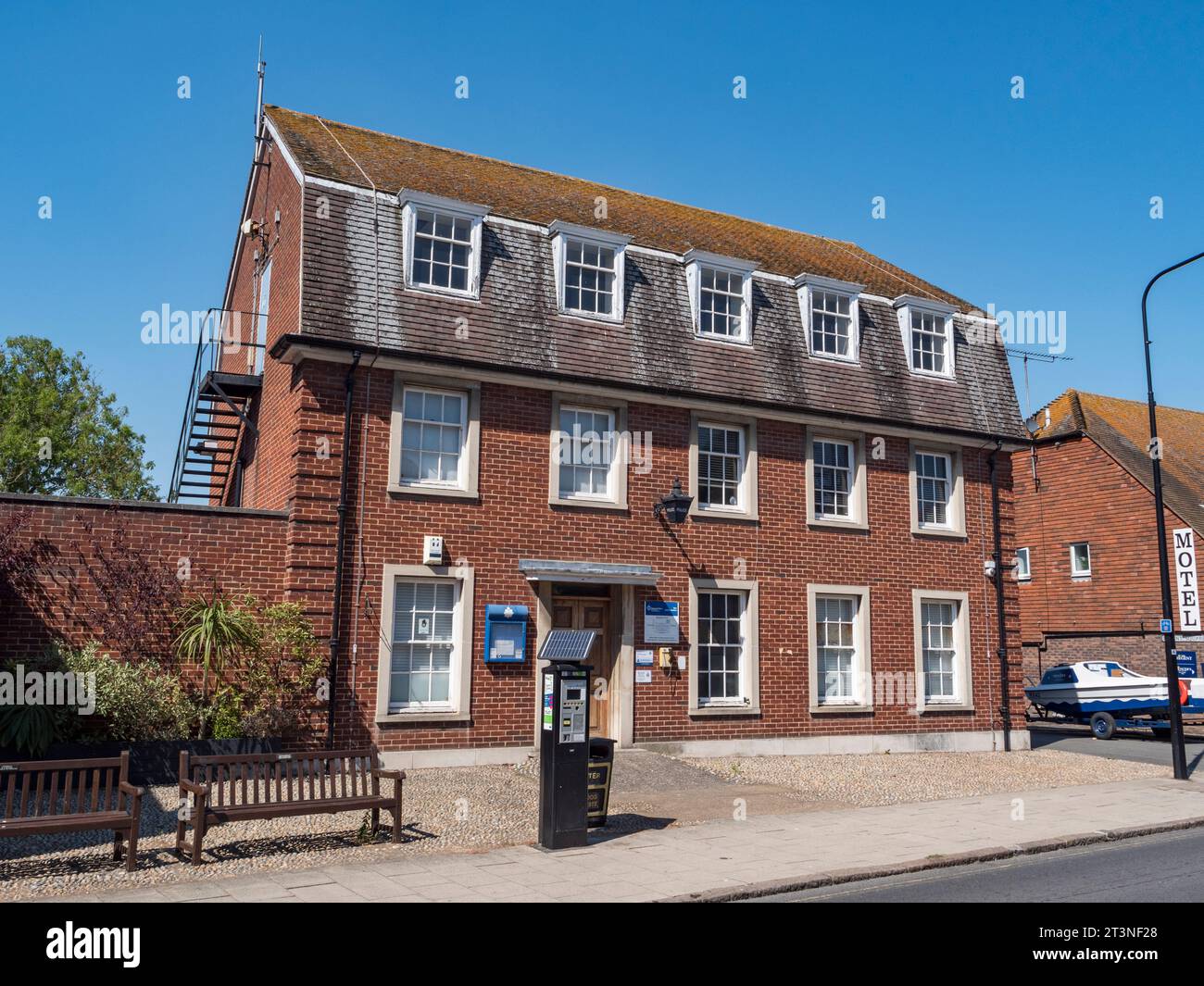 Rye Police Station , Sussex Police on Cinque Ports Street in Rye, East Sussex, UK. Stock Photo