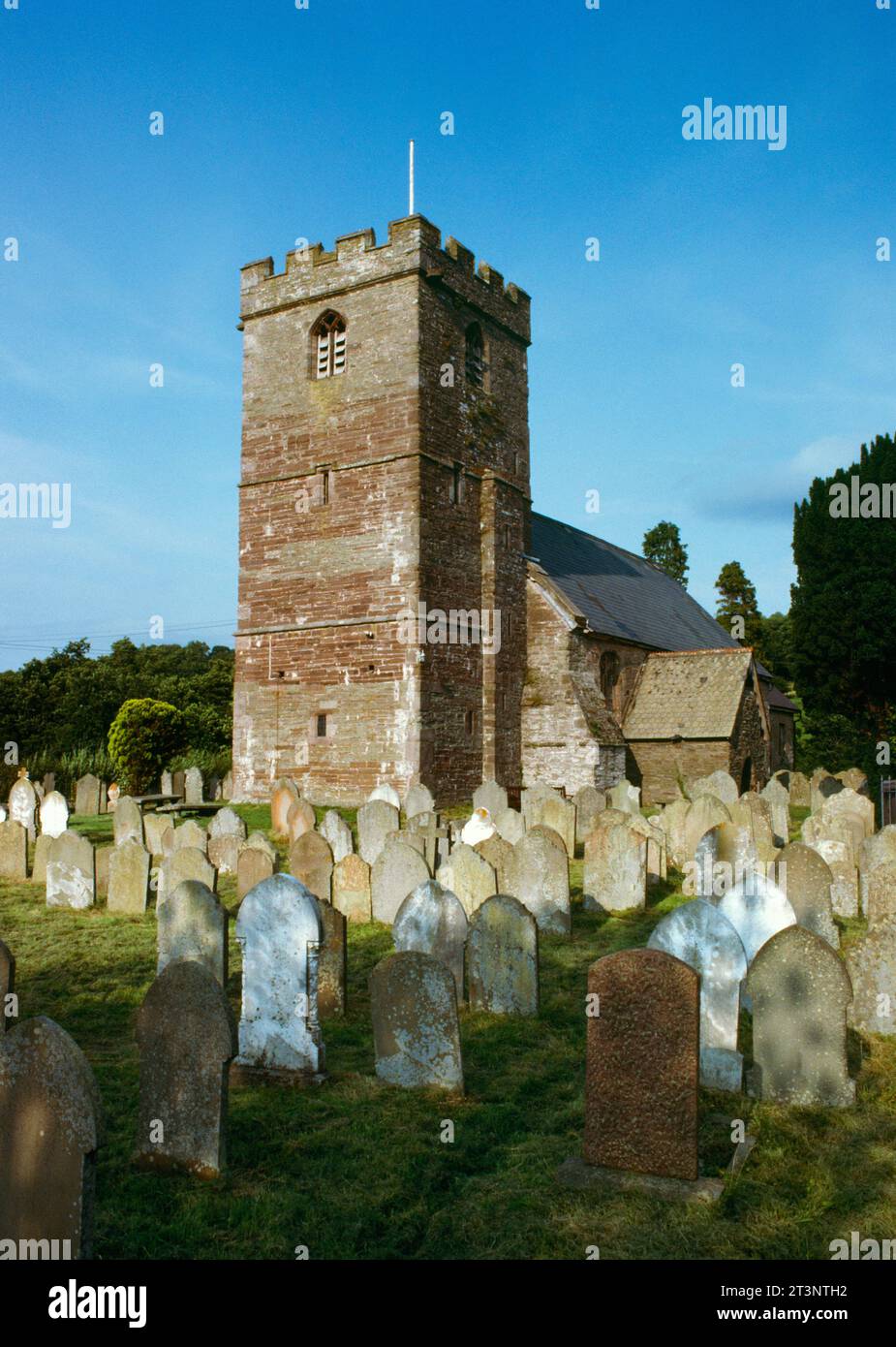 View E of St Clydog's (King Clydawg) Church & graveyard, Clodock ...