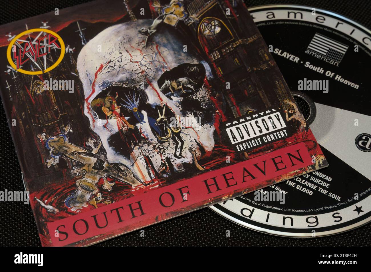 Slayer South of Heaven 12'' Vinyl Lp - Vintage Record Cover Stock Photo -  Alamy