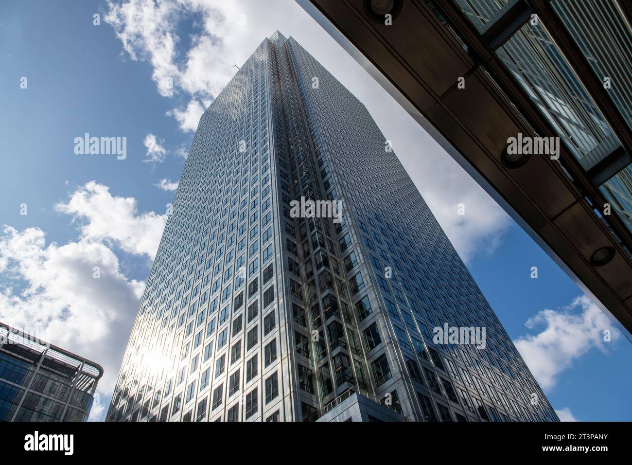 One Canada Square in Canary Wharf London England UK Stock Photo