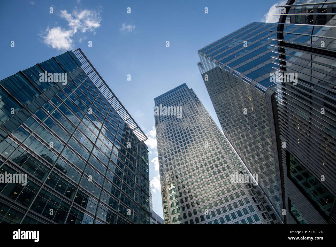 One Canada Square in Canary Wharf London England UK Stock Photo