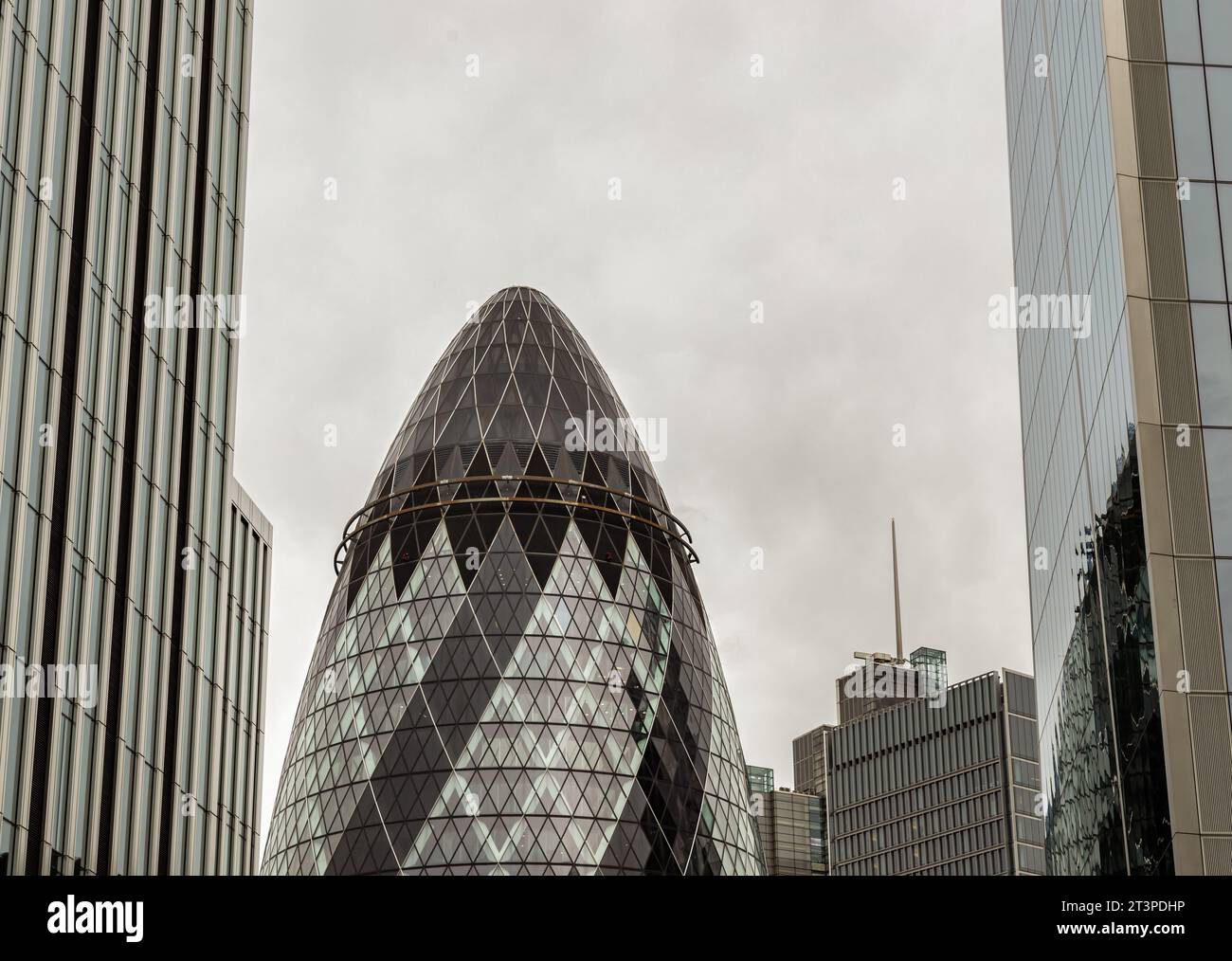 London UK Oct 23 2023 View Of The Gherkin Building The Swiss Re 