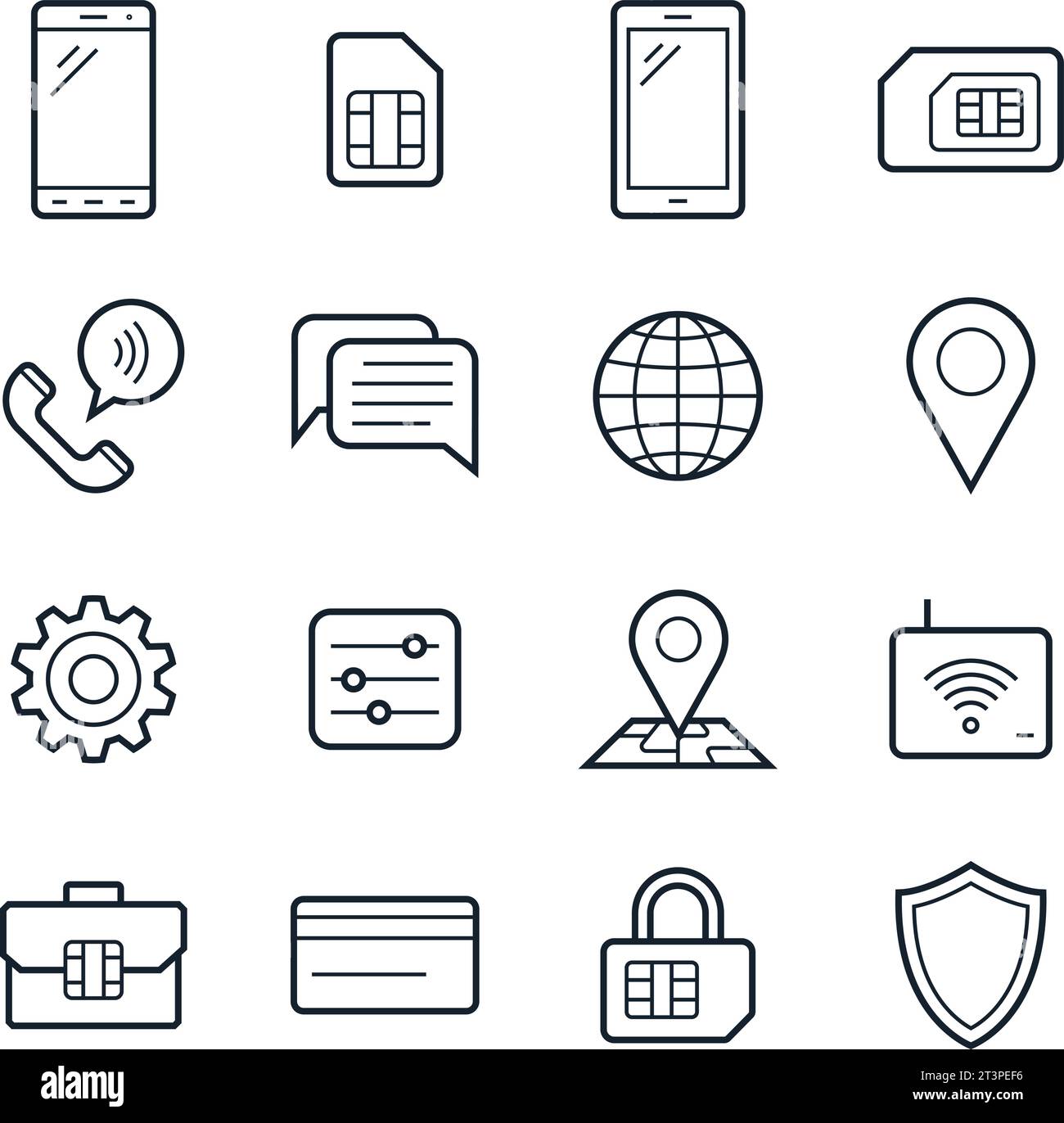 Mobile network operator Stock Vector Images - Alamy