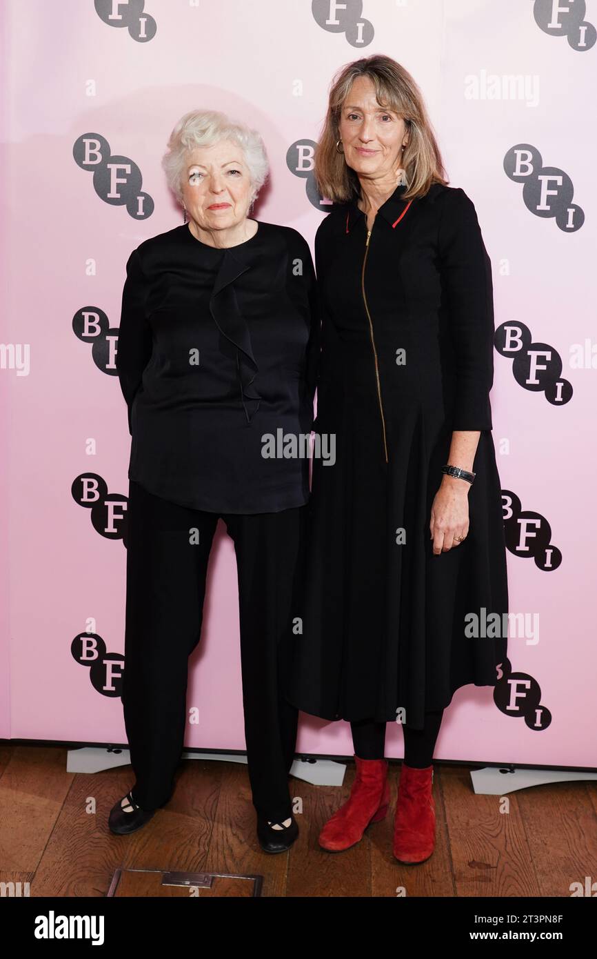 Thelma Schoonmaker (left) and Francine Stock appear at In Conversation at the BFI Southbank, in London. Picture date: Thursday October 26, 2023. Stock Photo